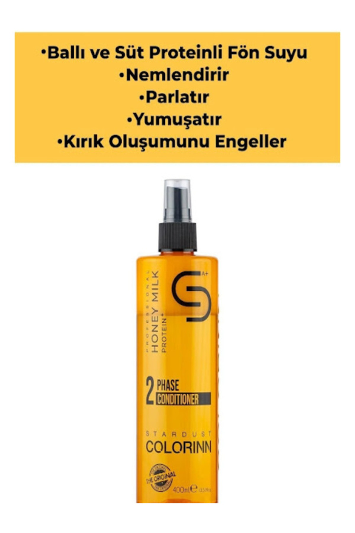 COLORINN ÇİFT FAZLI HONEY MİLK FÖN SUYU — COLORINNFÖNSUYUHONEY — تصویر 4 از 4