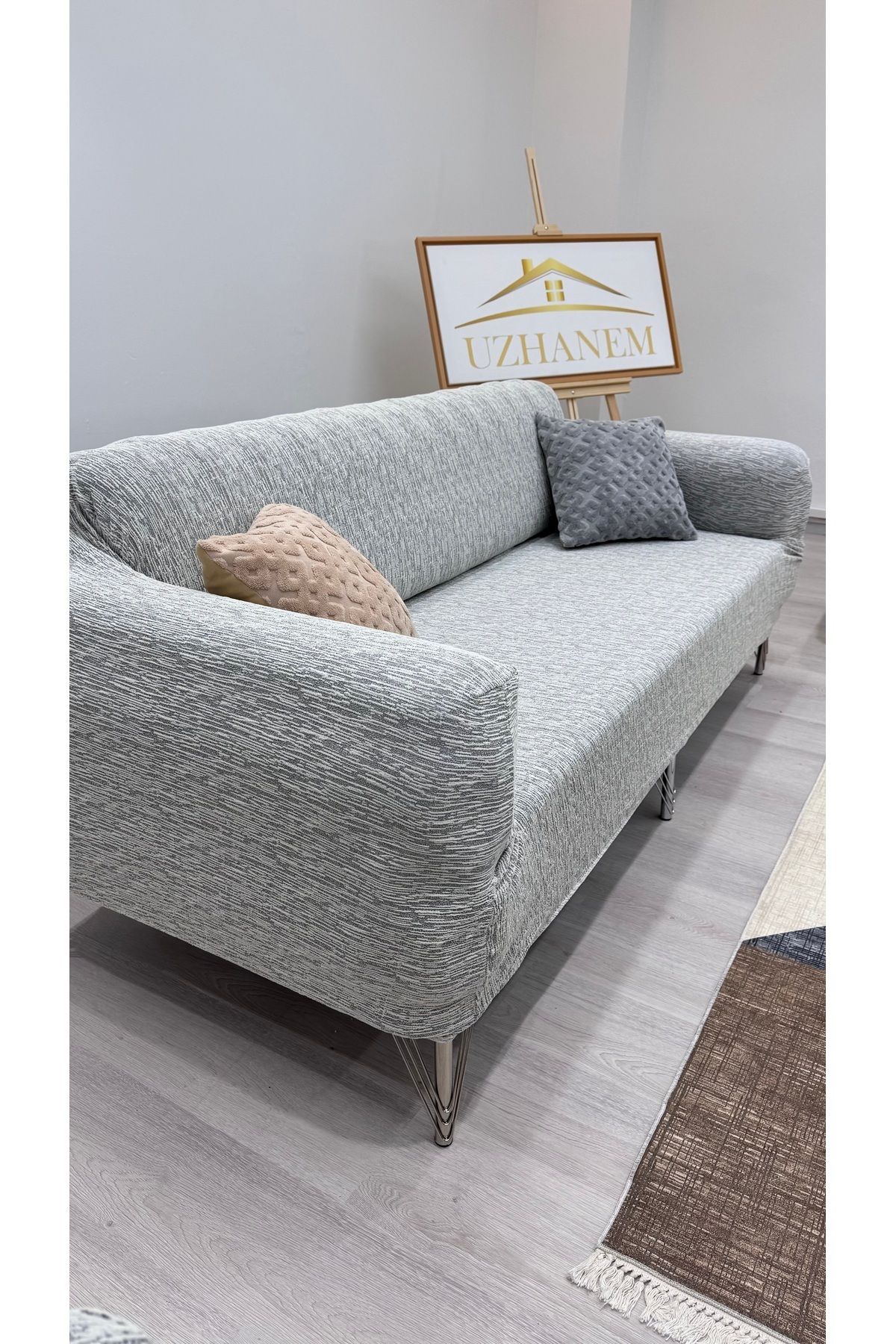 uzhanem-Stretch Elastic Flexibil Lavabil 3 3 1 1 Set huse de scaun jacquard Husa de scaun 4