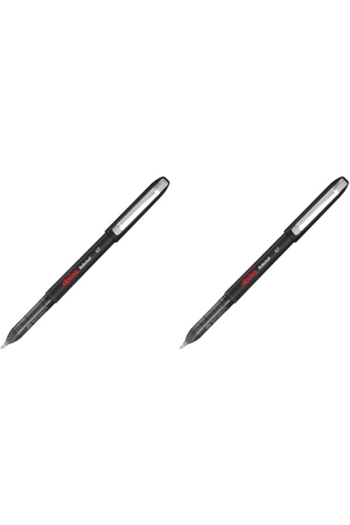 ShopZum Roller Kalem 0.7 Mm, Siyah 2Li Paket