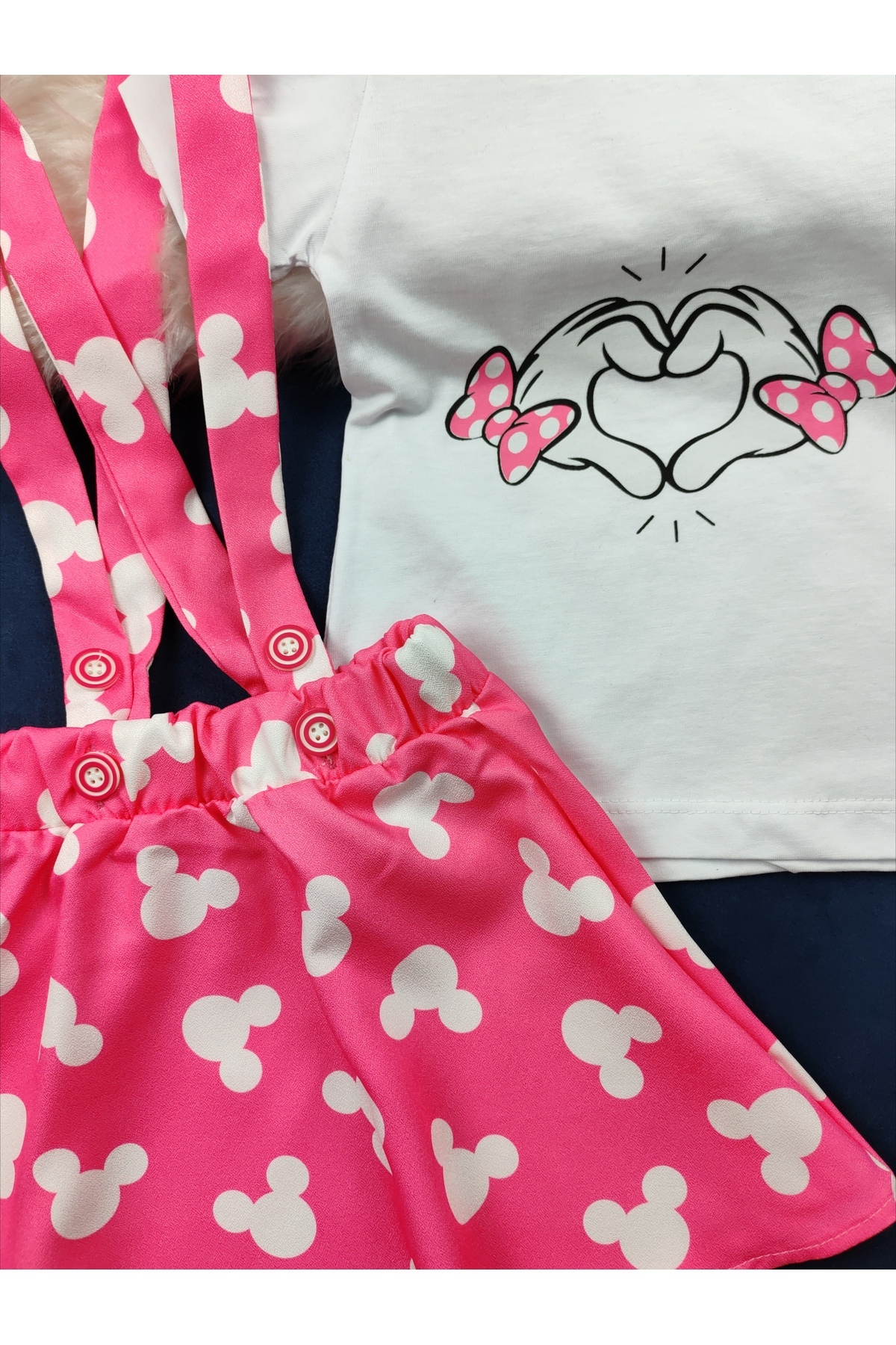 Beray Bebe MİKİLİ SLOPET ETEKLİ KIZ TAKIM fotoğrafı 3 (önizleme)