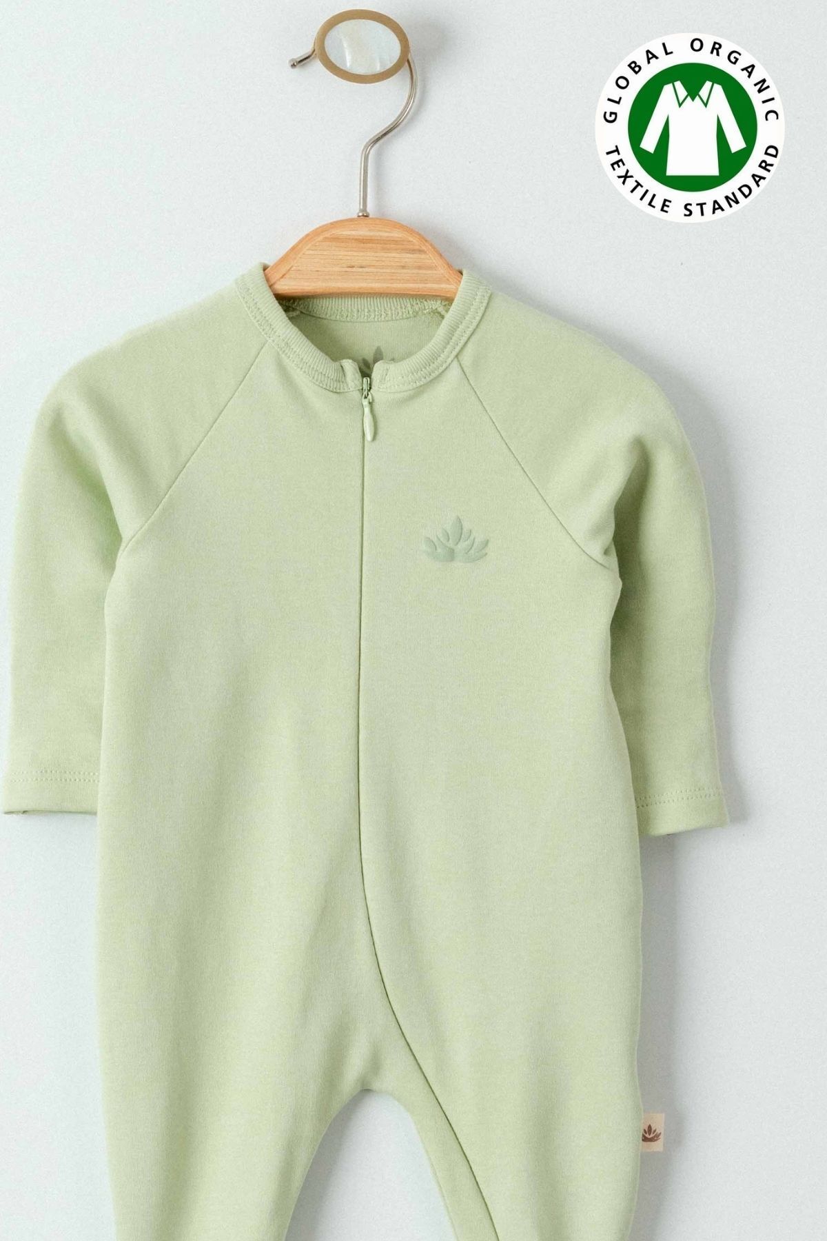 Minytrendy Kız Erkek Bebek Organik Yenidoğan Tulum Fermuarlı Takım Hastane Çıkışı Tulum Bebek Hediyelik fotoğrafı 3 (önizleme)