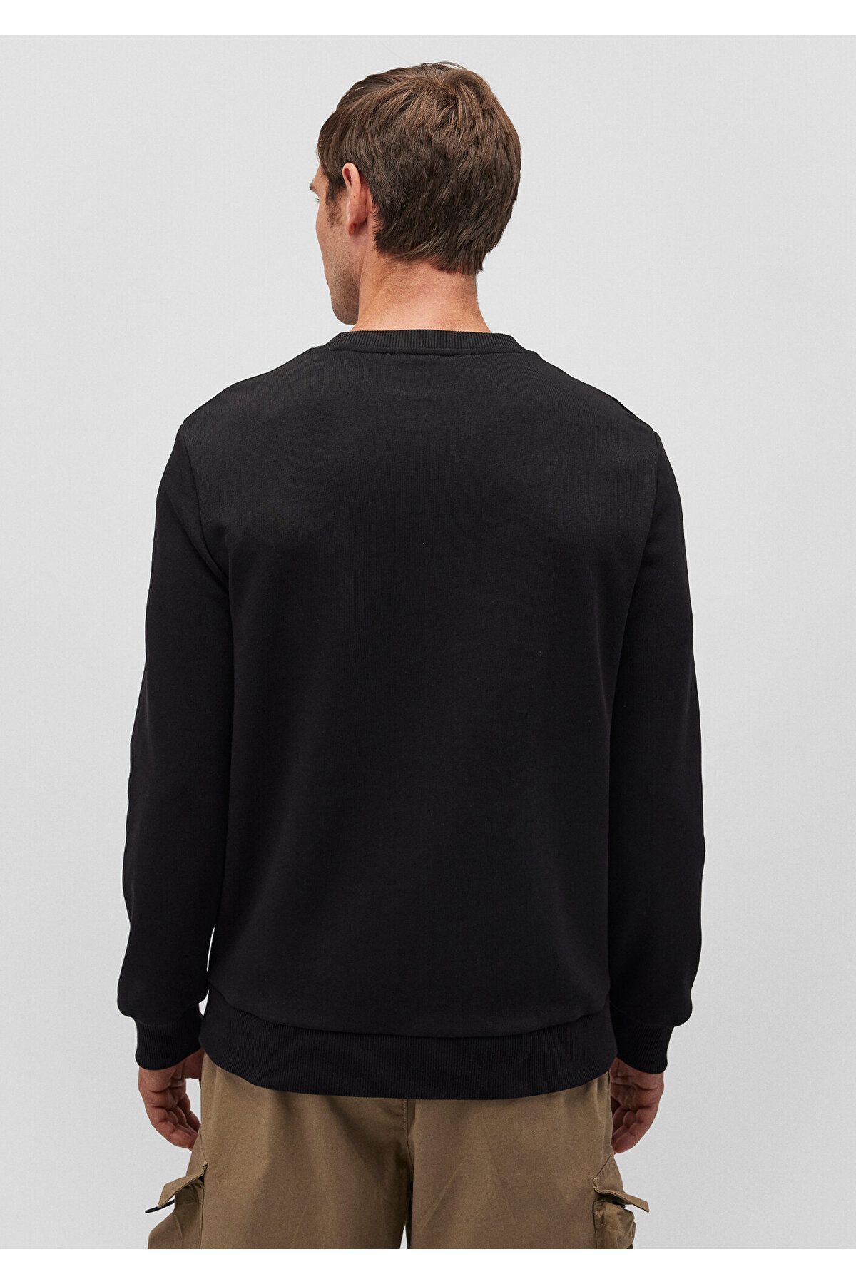 Mavi-Μαύρο φούτερ Crew Neck - Basic Model 065751 -900 4
