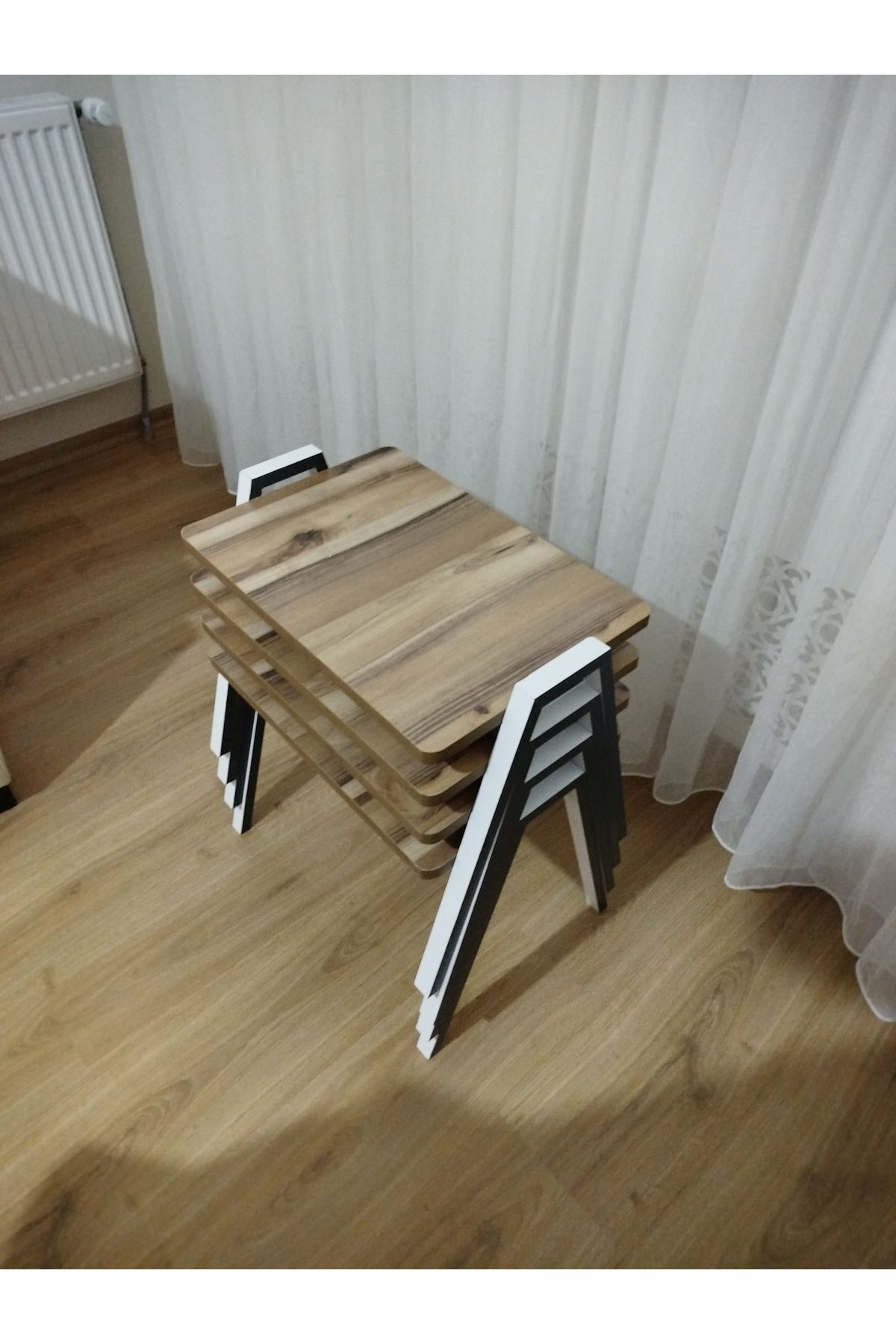 GÜVENÇ Zigon Sehpa 4'lü Tepsi Model