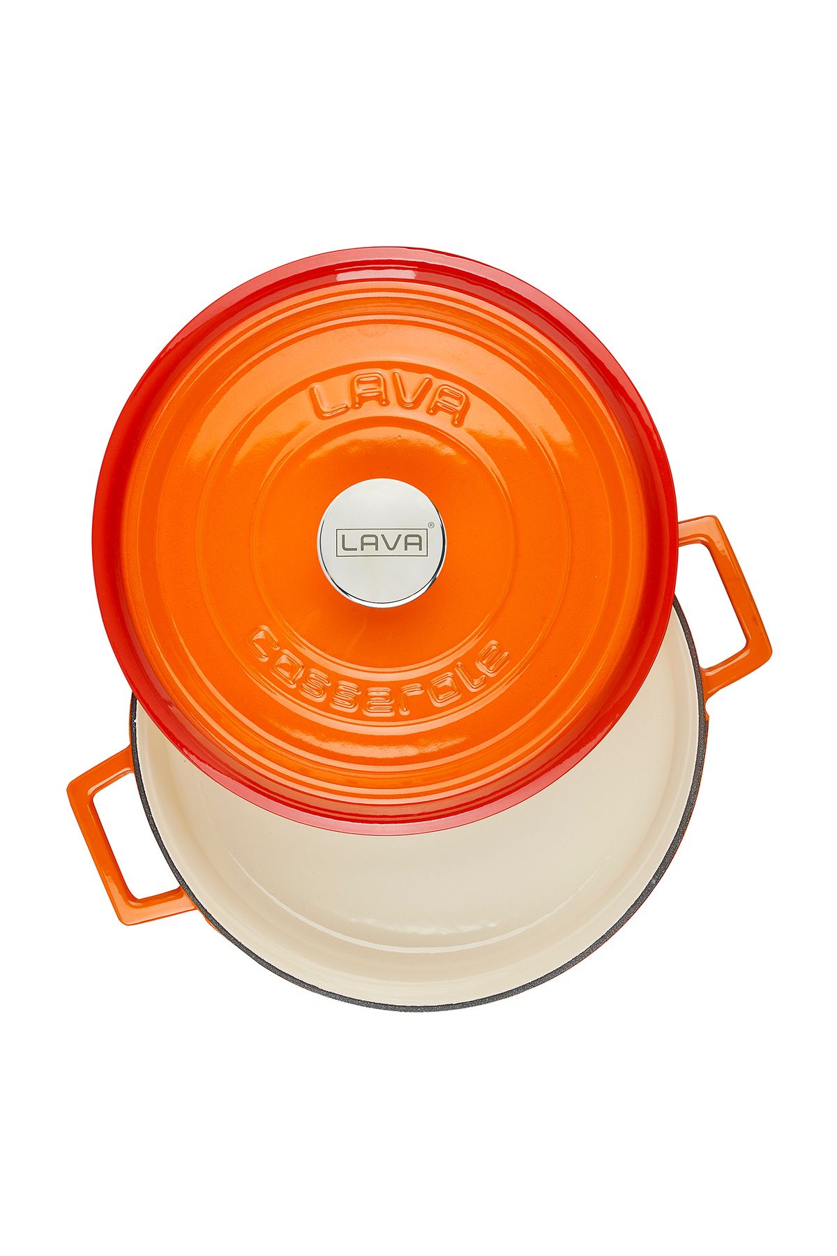 Lava-Casting Multi-Purpose Yayvan Pot Casting Iron Solid Handle Edition Series Diameter (Ø) 28 cm 3