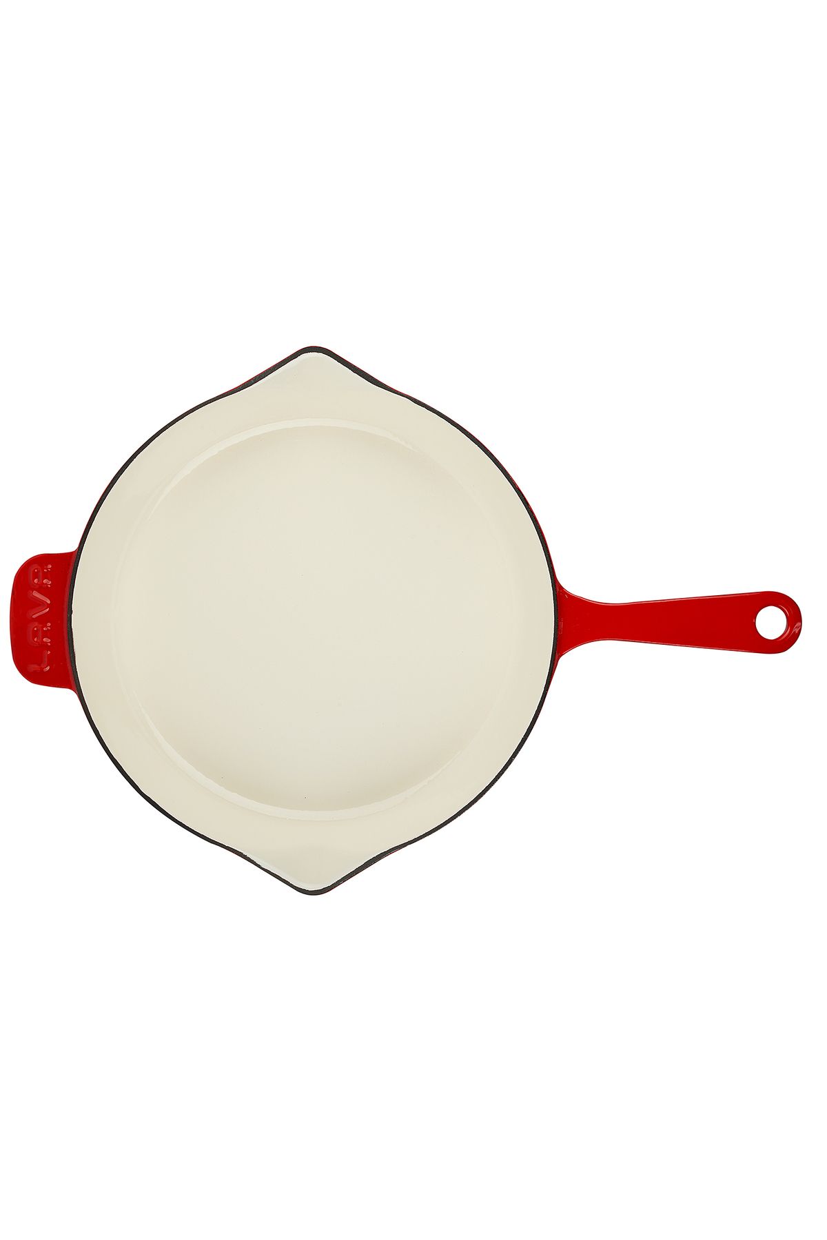 Lava-Cast Round Frying Pan Cast Iron Solid Handle Edition Series Diameter(Ø)30cm 3