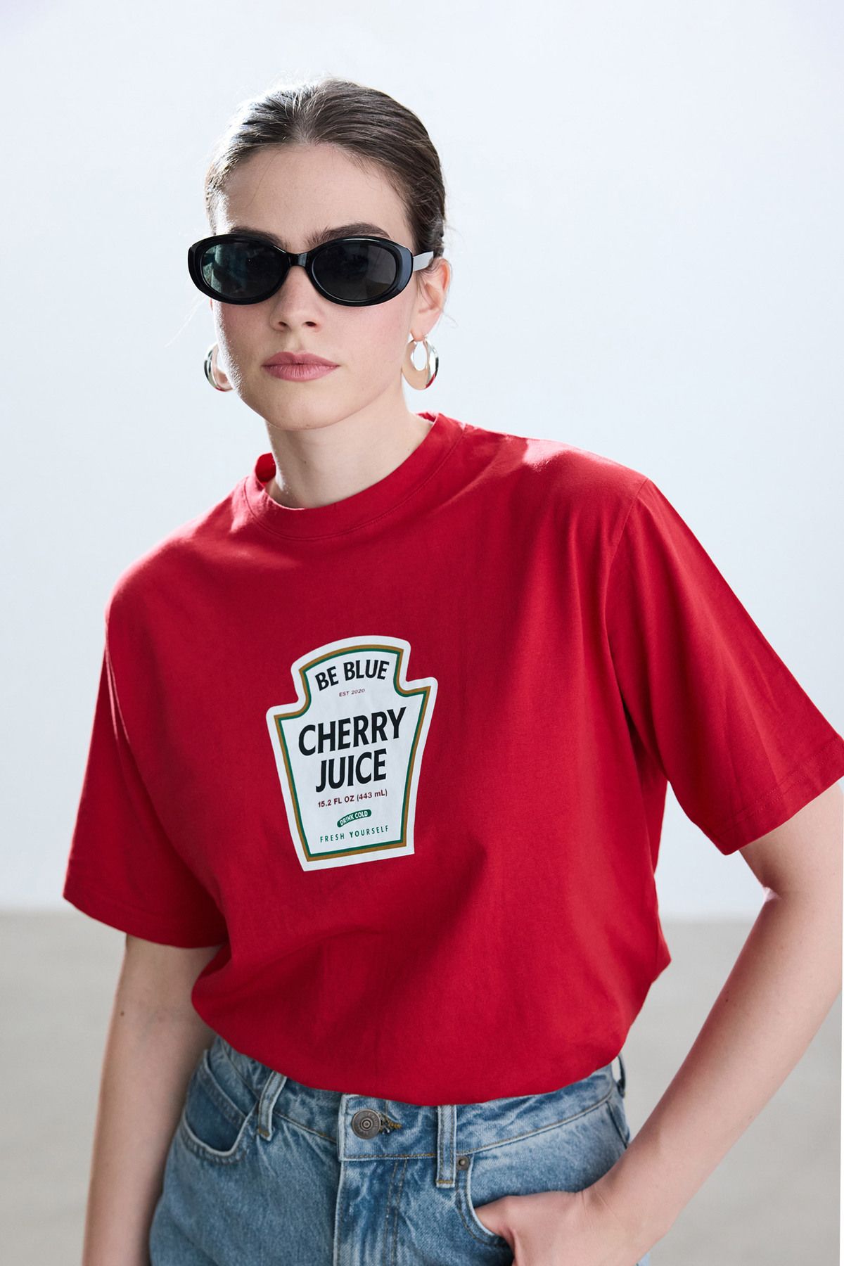 BE BLUE-Μπλουζάκι Cherry Juice 4