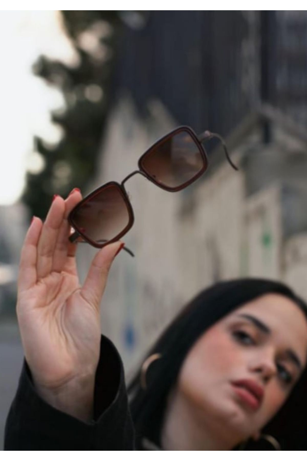 Pierre Lotus Kahverengi Çerçeve Unisex Güneş Gözlüğü plg1113
