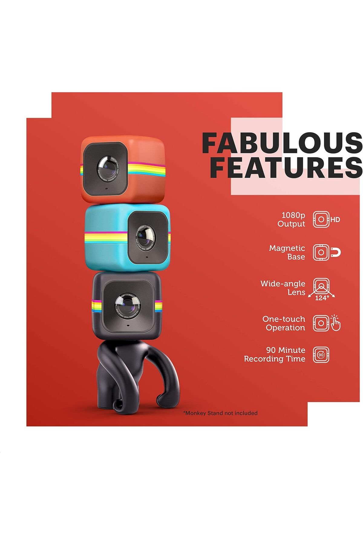 Polaroid-Cube+ Wi-Fi Lifestyle Action Camera 3
