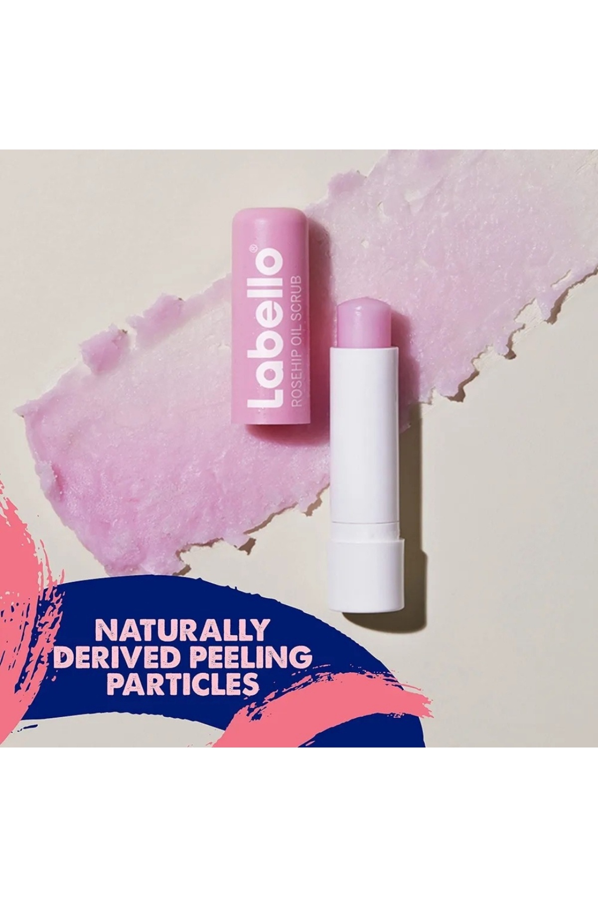 LABELLO-Lip Care Rosehip Oil Vitamin E 4.8g | Deep Moisturizing & Nourishing Lip Balm 5