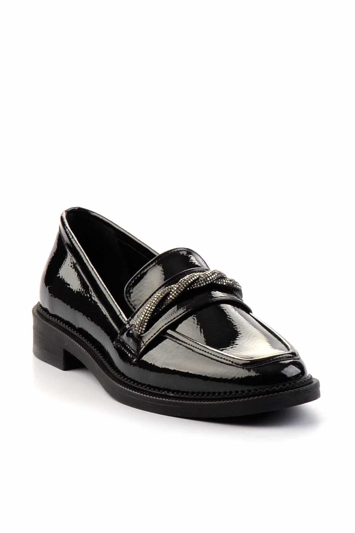 Bambi-Μαύρα γυναικεία παπούτσια loafer K01474000808 3