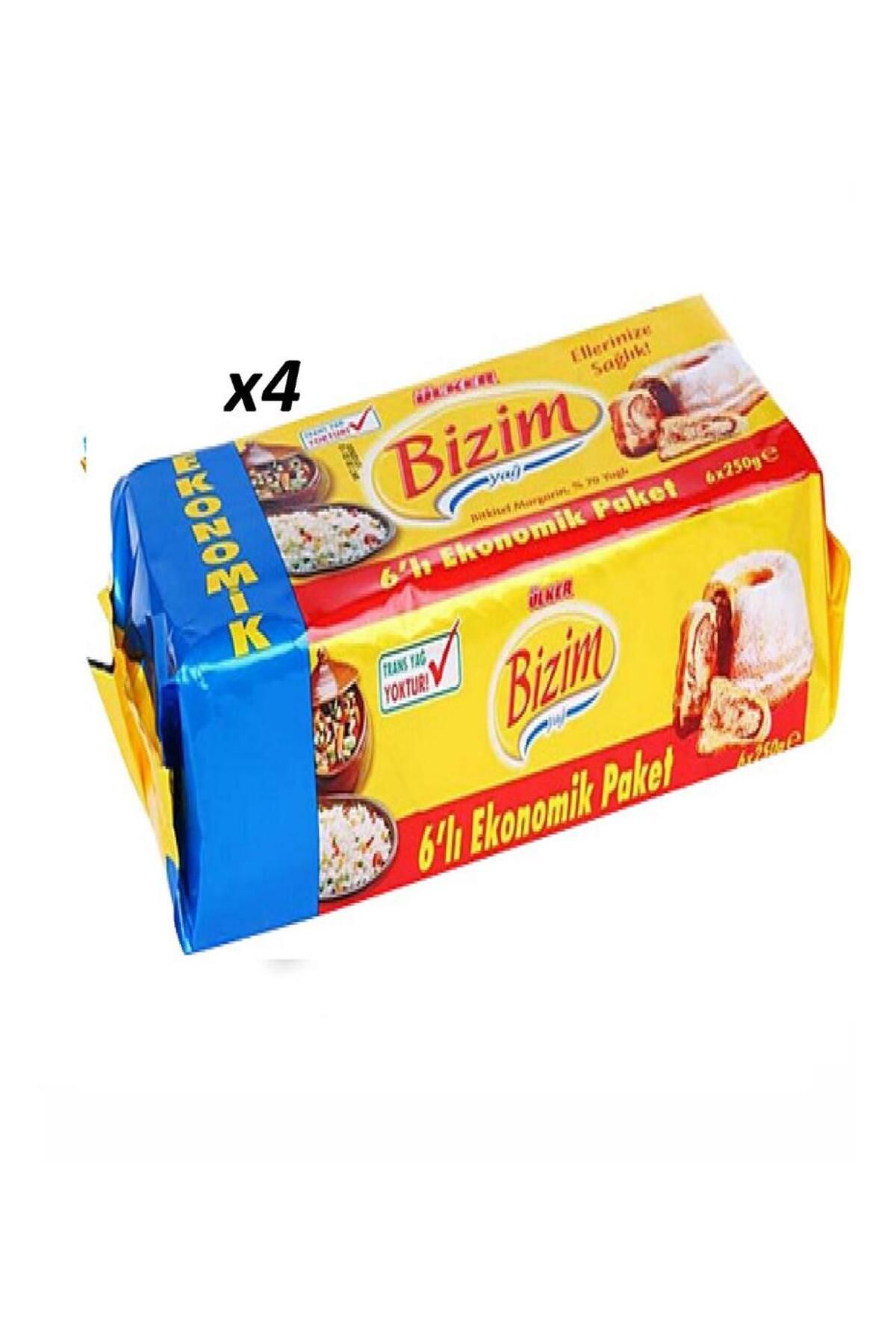 Bizim Margarin 6 X 250 G 4'lü Set