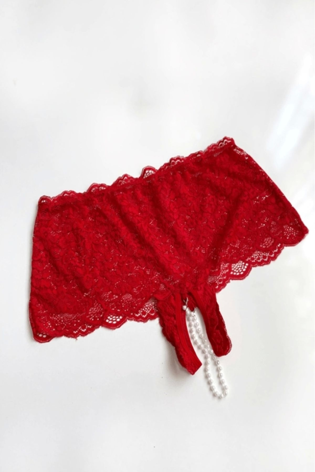 gc gece incisi-Plus Size Pearl Detailed String 3