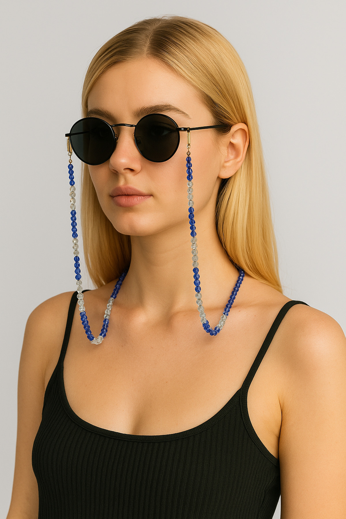 Arma House-Sofia Crystal Glasses Chain 1
