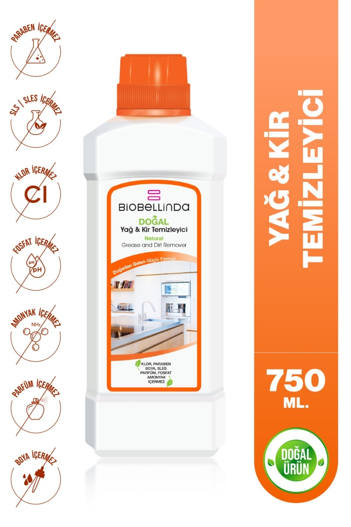 BioBellinda Yağ Ve Kir Temizleyici