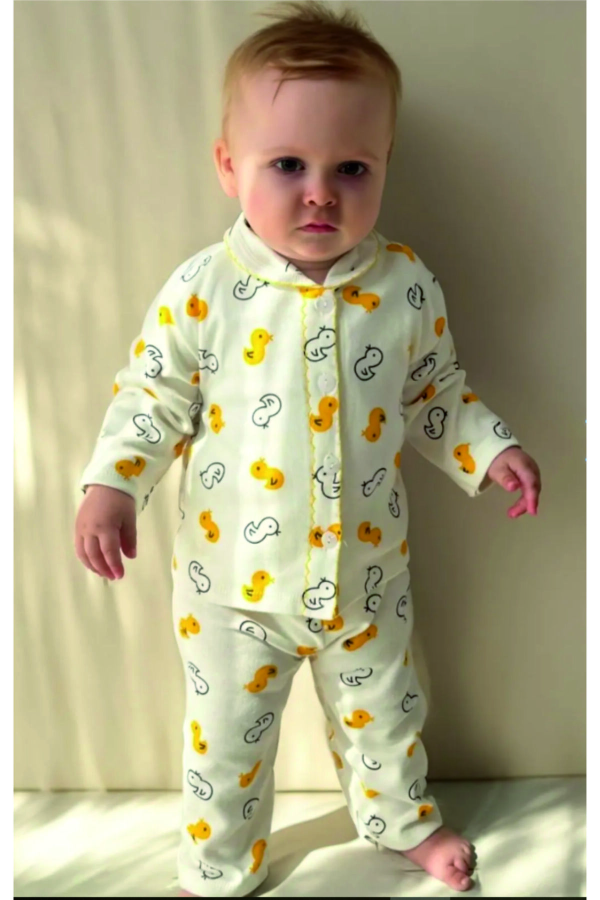 BOMBİX KİDS Düğmeli ikili Bebek Pijama Takımı fotoğrafı 2 (önizleme)