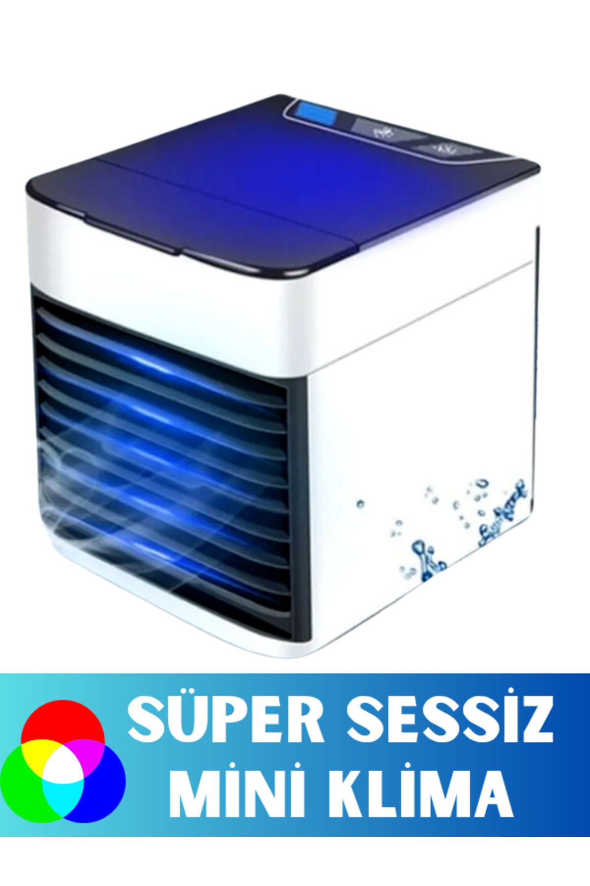 Smith Taşınabilir Hava Soğutucu Usb Mini Klima Fan 3 Kademeli Hava Temizleyici Vantilatör Mini Klima