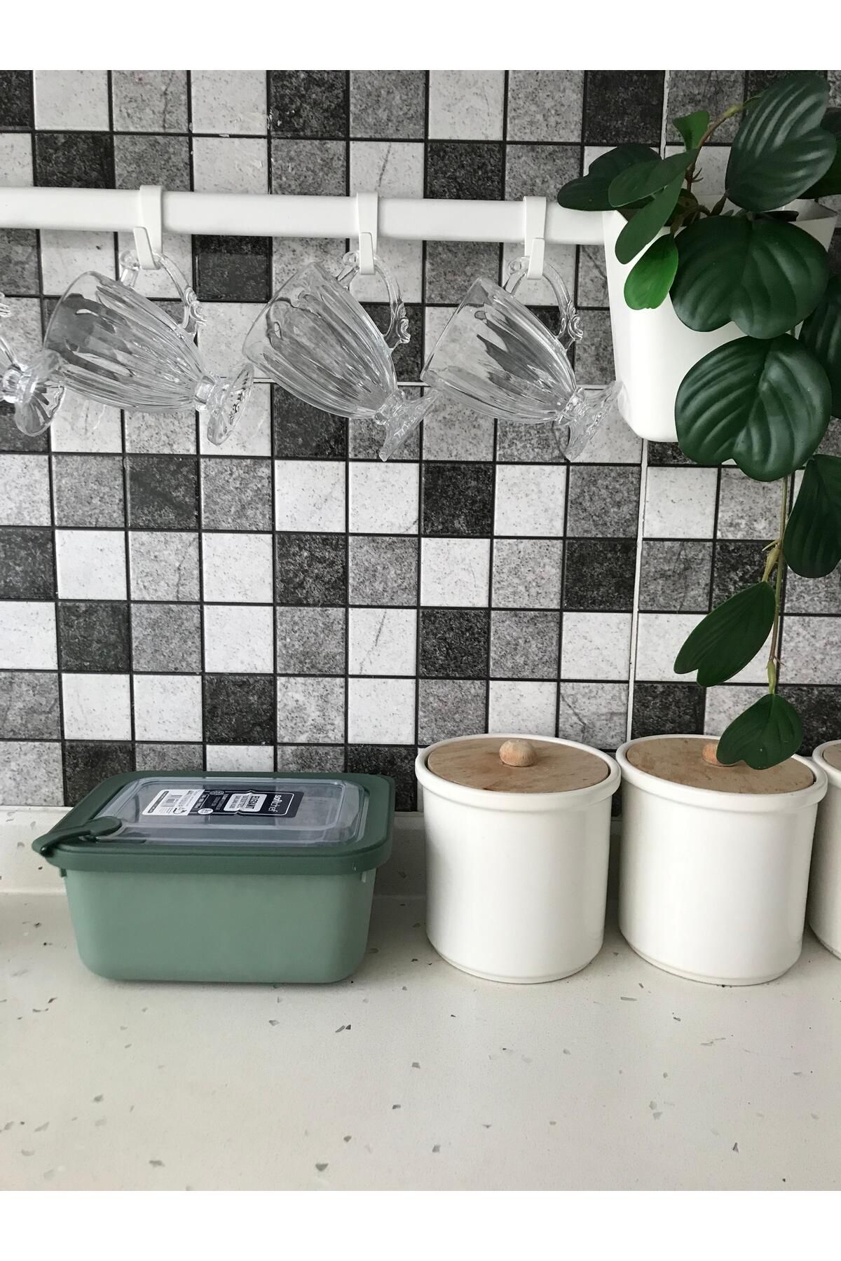 KORHAN HOME 3'LÜ SAKLAMA KABI SİLİKON KAPAKLI