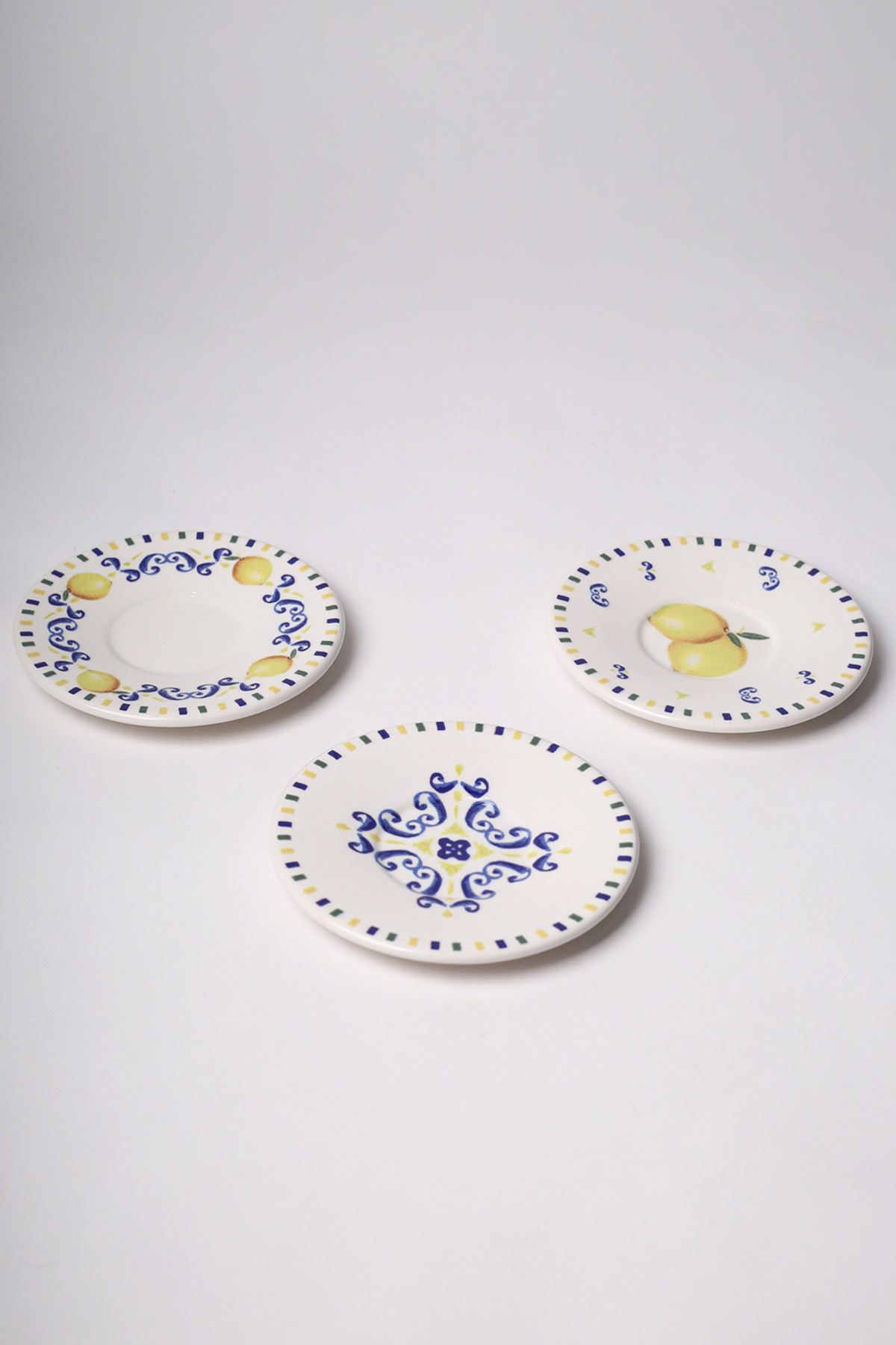 Rakle-Sicilia Ceramic 6-Piece Tea Plate Set 13 cm 1