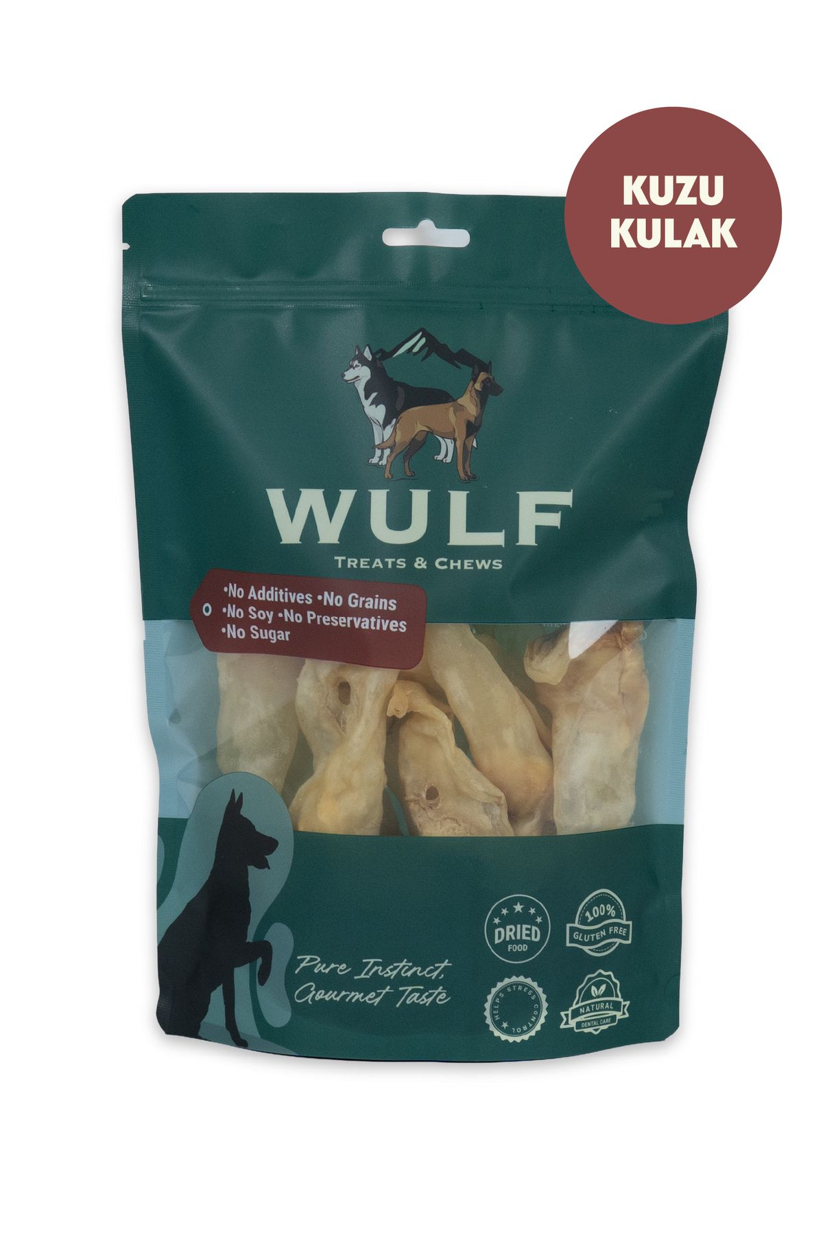 WULF Kuzu Kulak %100 Doğal Köpek Ödül Maması