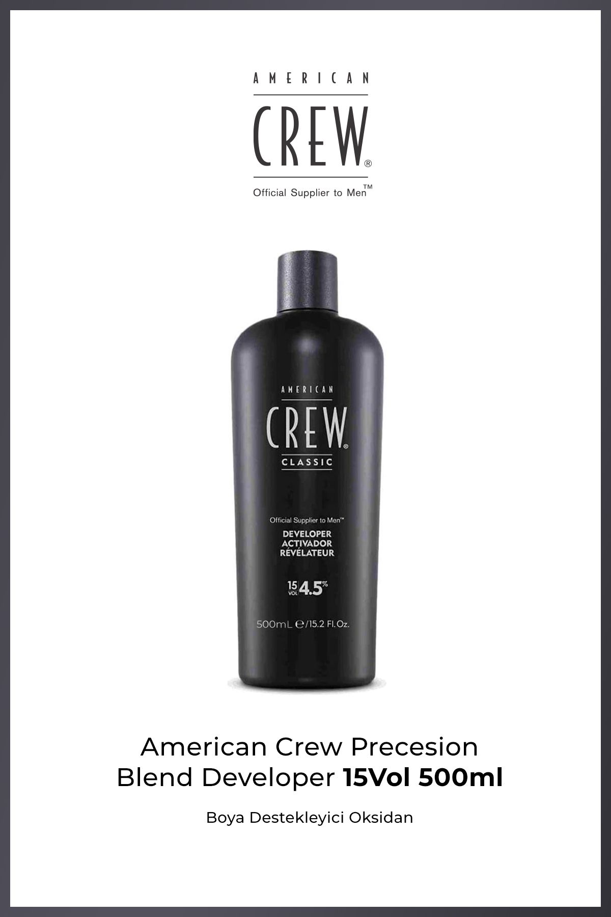 American Crew AC PRECISION BLEND DEVELOPER 15VOL 500ml