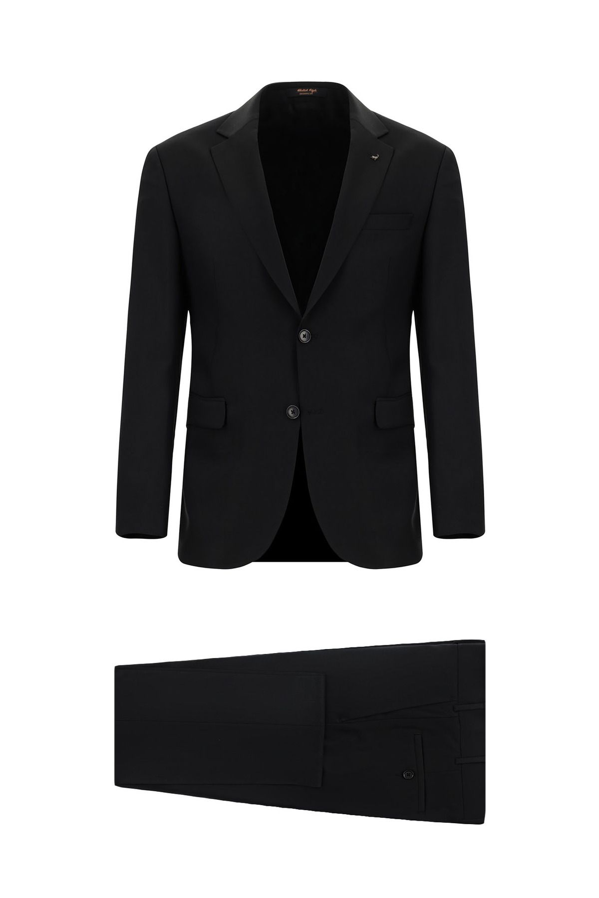 Kiğılı Slim Fit Dar Kesim Yünlü Klasik Takım Elbise