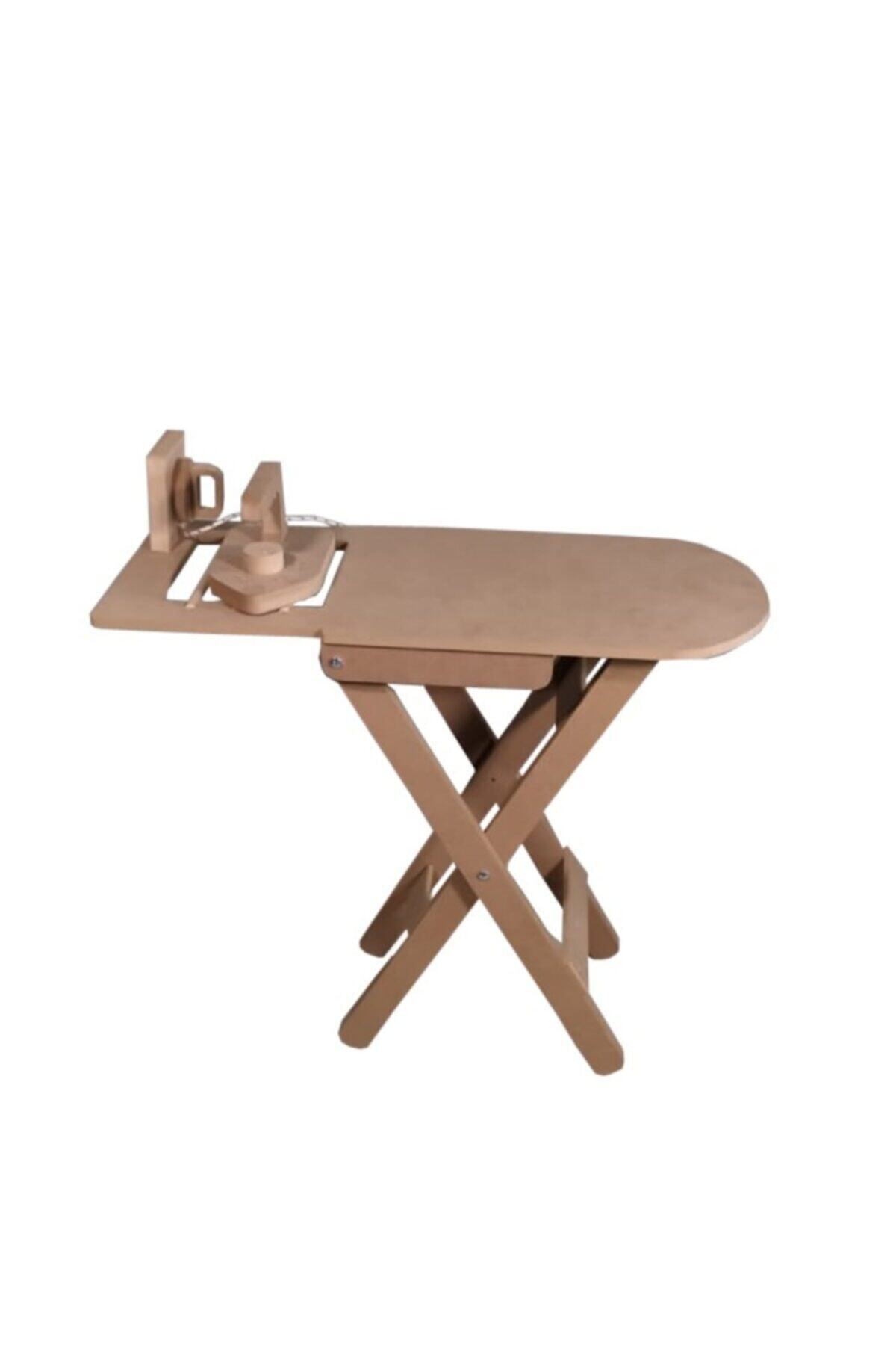 Özka Hobi Ahşap Ahşap Mdf Montessori Eğitici Oyuncak Ütü Seti ( 57x53x27 Cm) 1 Adet 110 Cc Boya Hediye fotoğrafı 2 (önizleme)