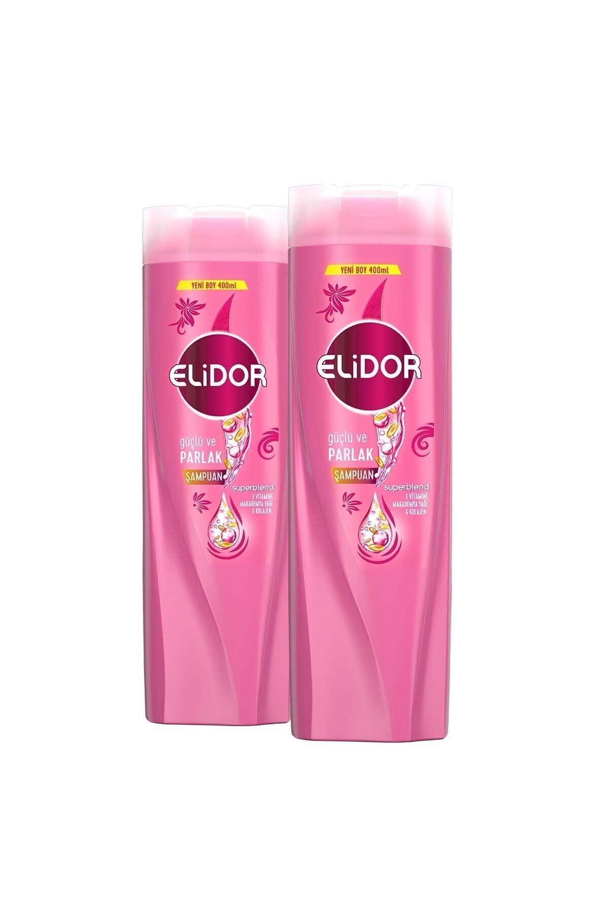 Elidor-Shampoo 400 ml Strong and Shiny X2 Pieces 2