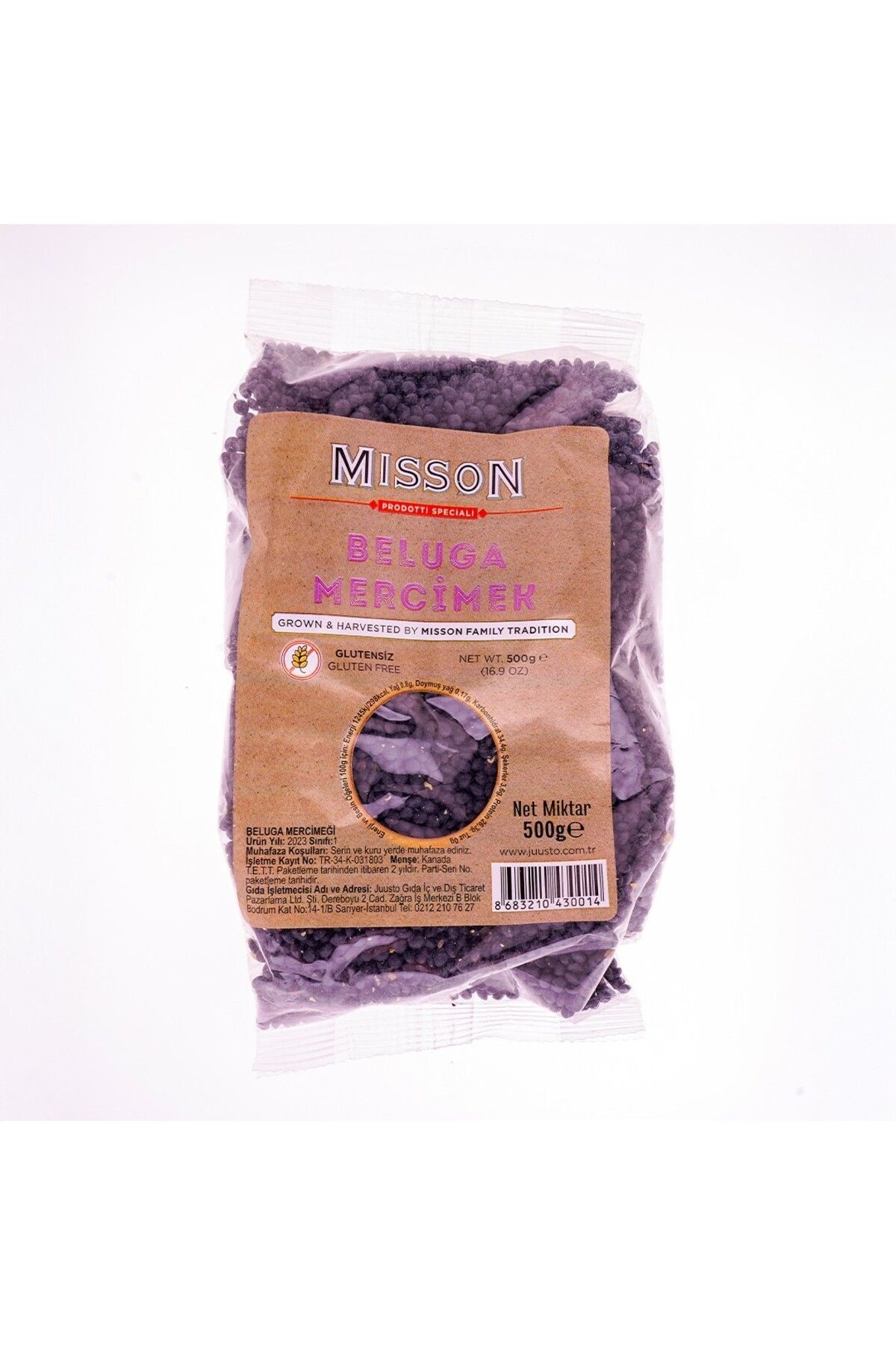 MİSSON MISSON BELUGA MERCİMEK 500 GR