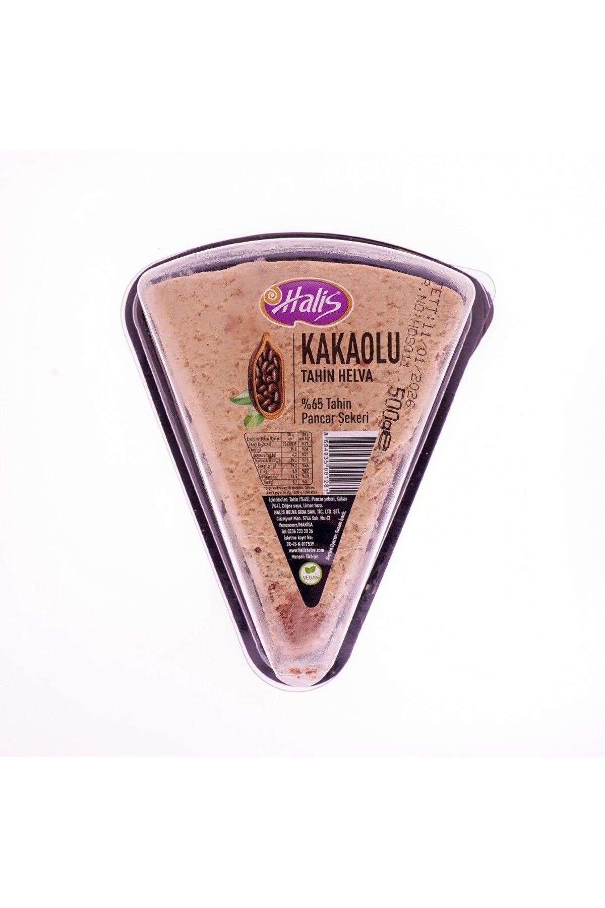 Halis HALİS KAKAOLU TAHİN HELVA 500 GR