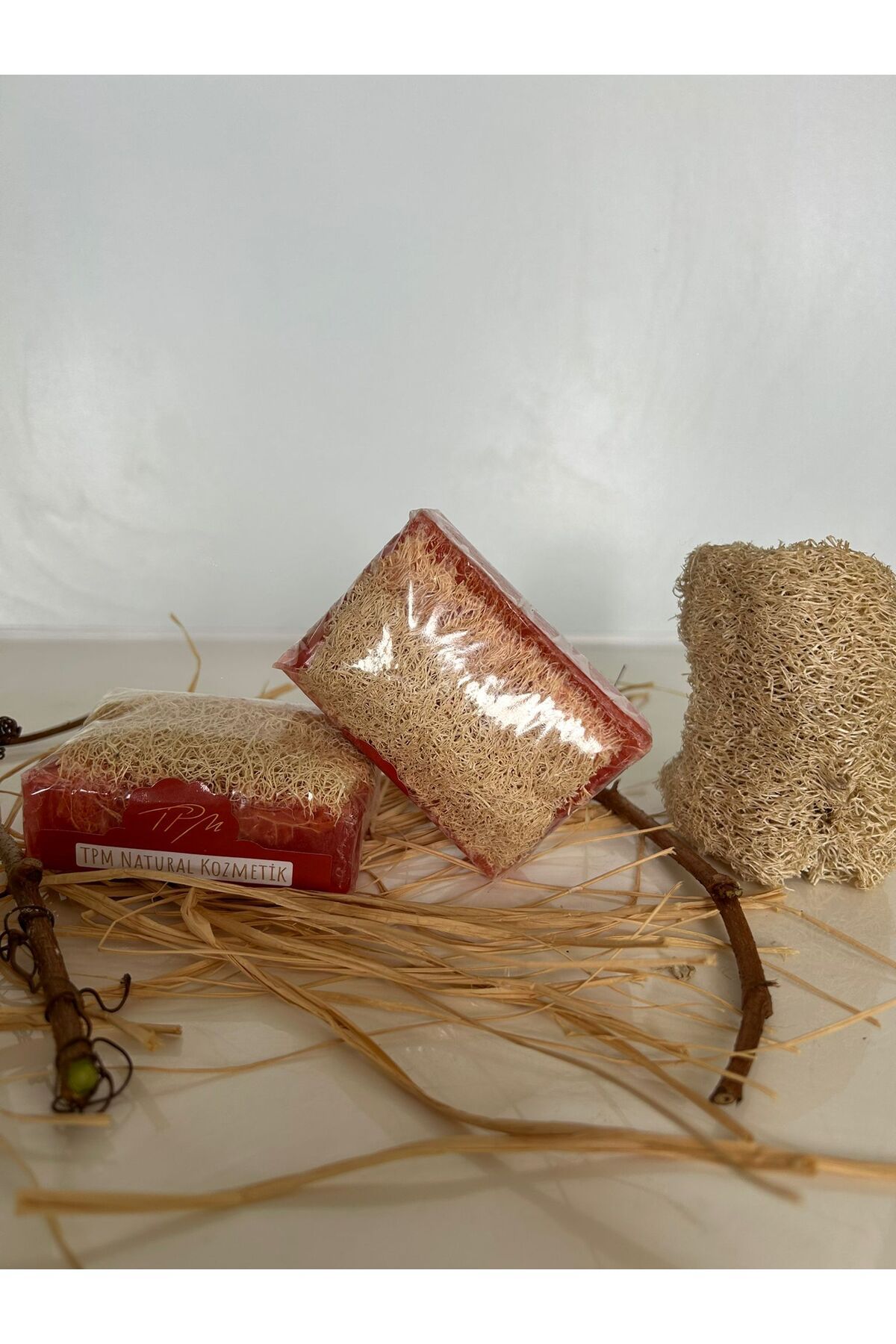 Tpm GÜLLÜ KABAK LİFLİ SABUN 2'Lİ 110 GRAM