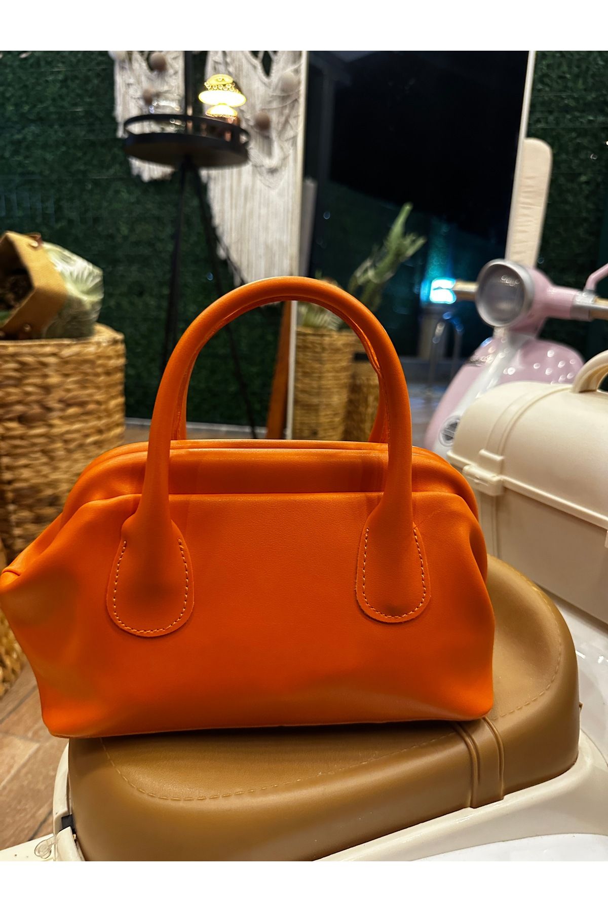 Fioranze Collection Sadie Model Turuncu Renk El Ve Omuz Çantası