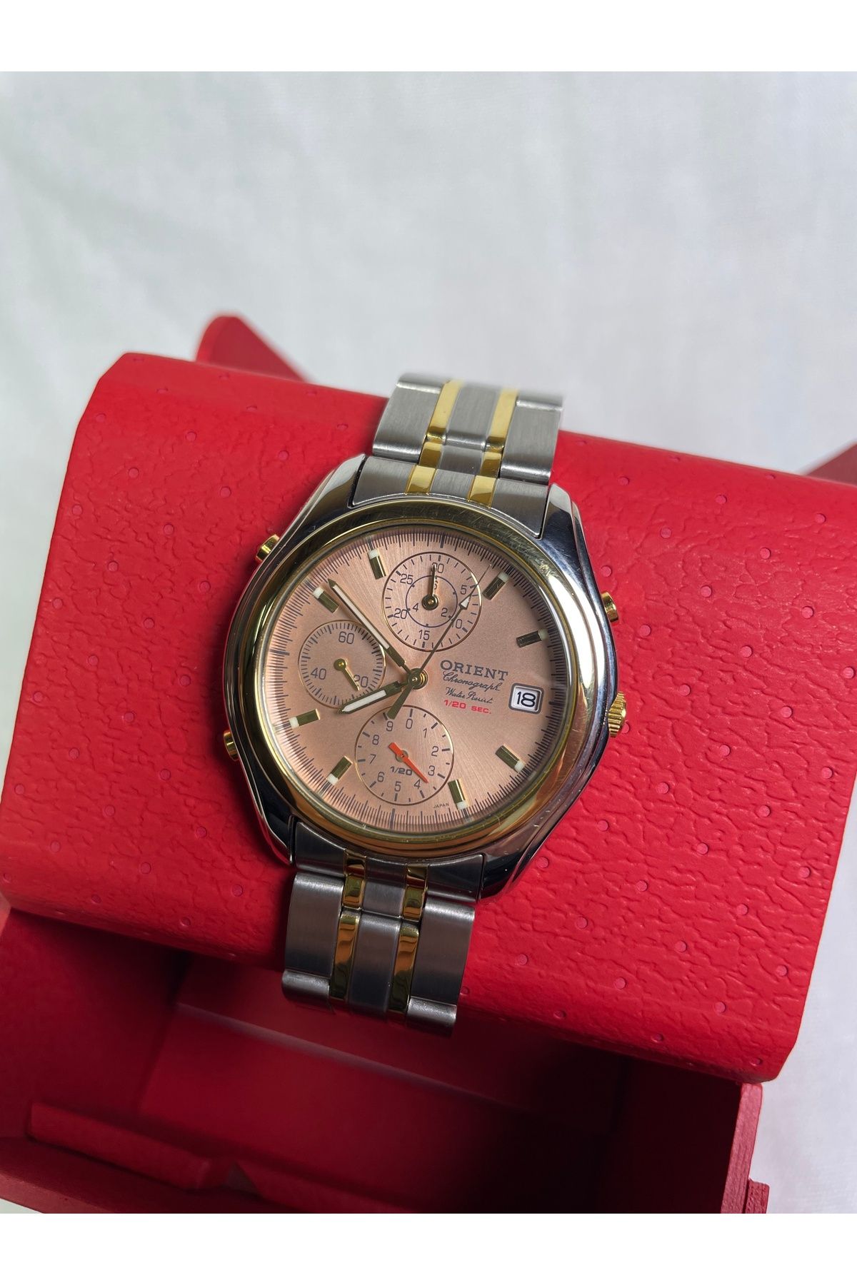 Orient BS902025116A Yuvarlak Kasa Rose Kadranlı Fonksiyonlu Lüks Erkek Kol Saati