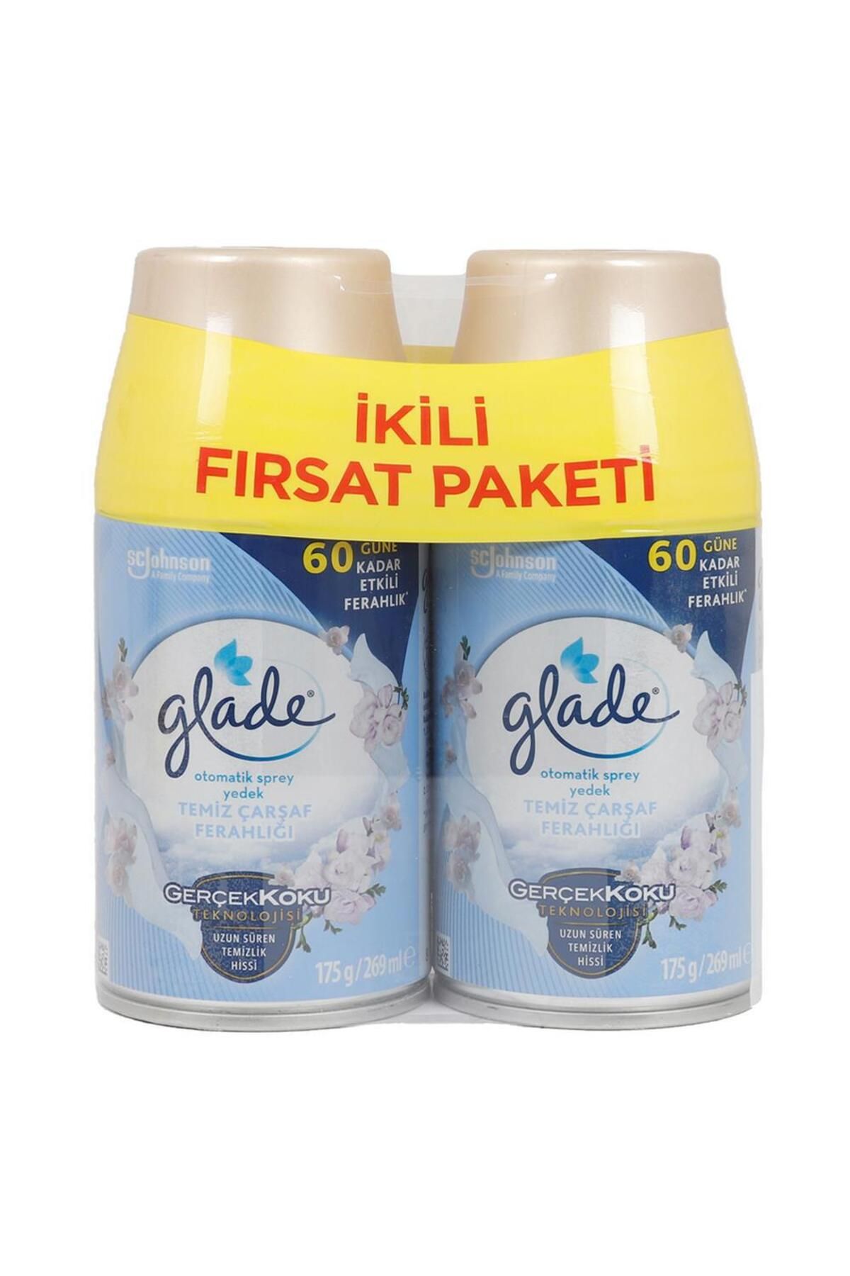 Glade Oda Kokusu Sprey 2 x 269 ml - Temiz Çarşaf