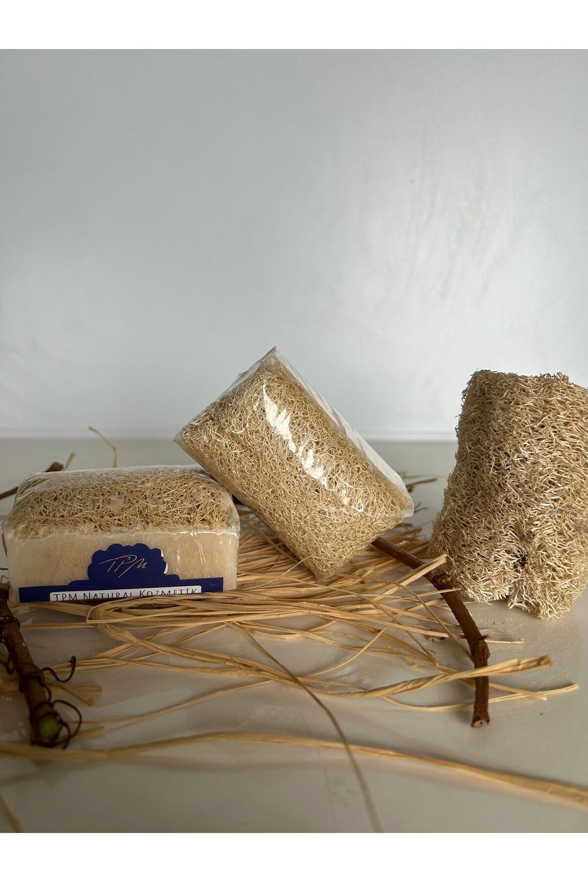 Tpm PİRİNÇ TOZLU KABAK LİFLİ SABUN 2'Lİ 110 GRAM