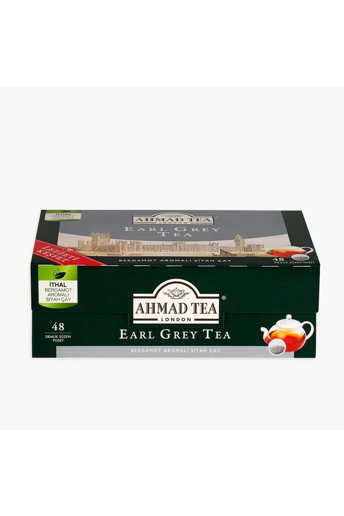 Ahmad Tea EARL GREY DEMLİK POŞET ÇAY 48' Lİ 153.6 GR