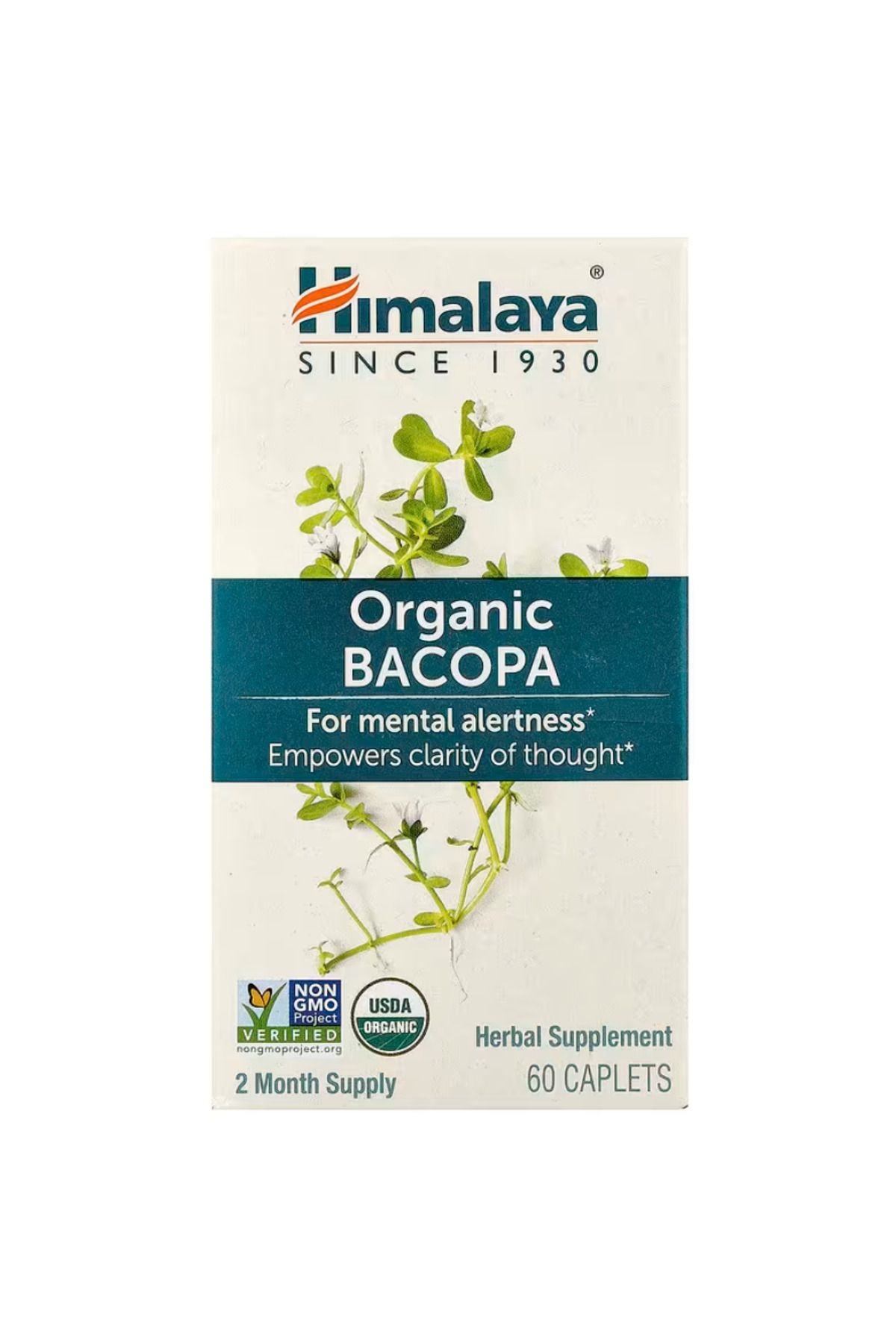 Himalaya , Organic Bacopa, 60 Caplets