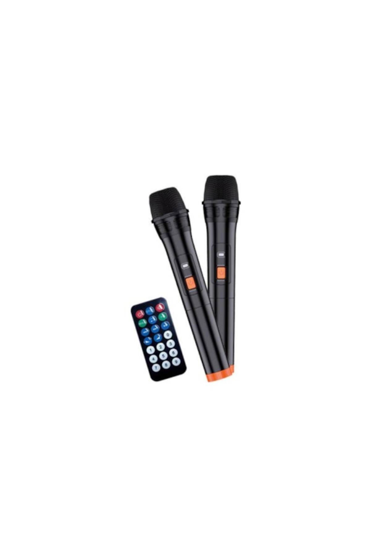 KAKU-Boxa Portabila cu Microfon, Kaku Model 12101 Wireless BT 5.2, 60W, 4500mAh, Display LED, Ambient RGB 3