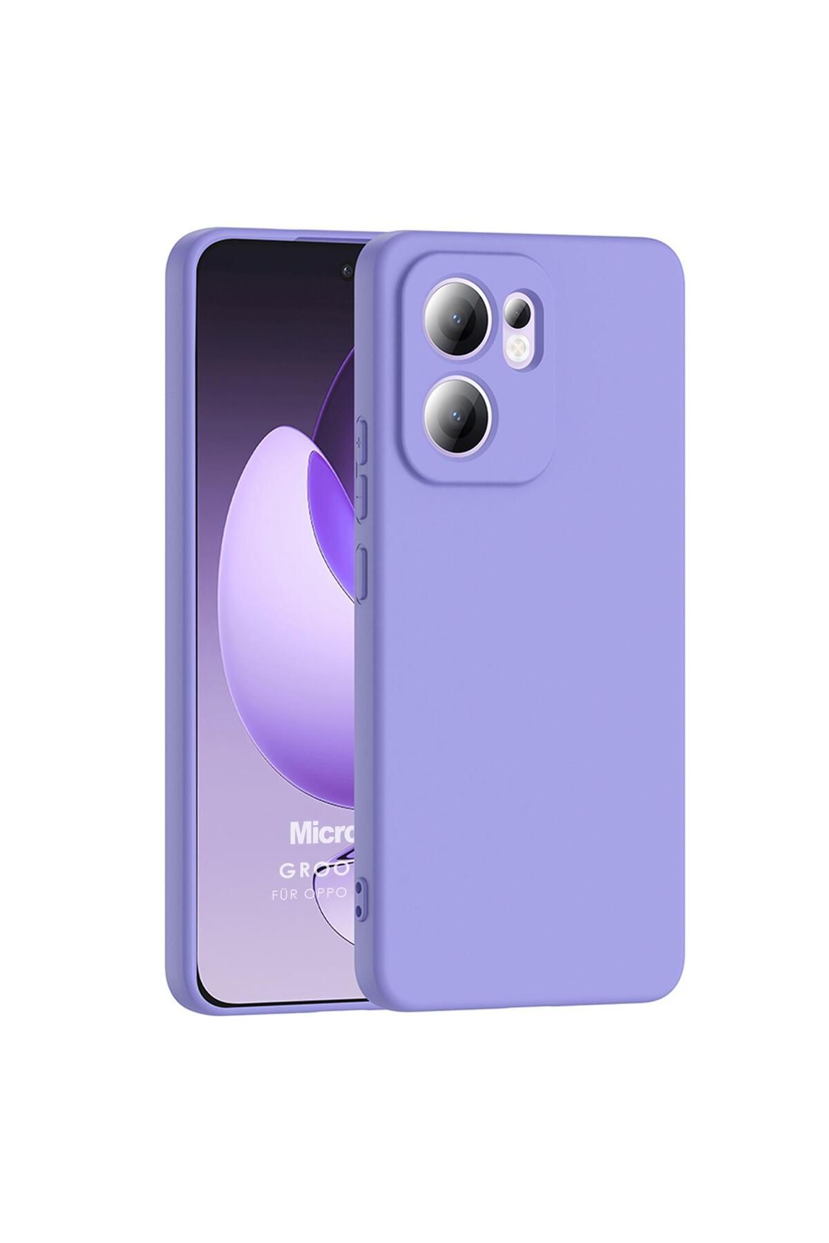 Microsonic Oppo Reno 13F 5G Kılıf Groovy Soft Lila