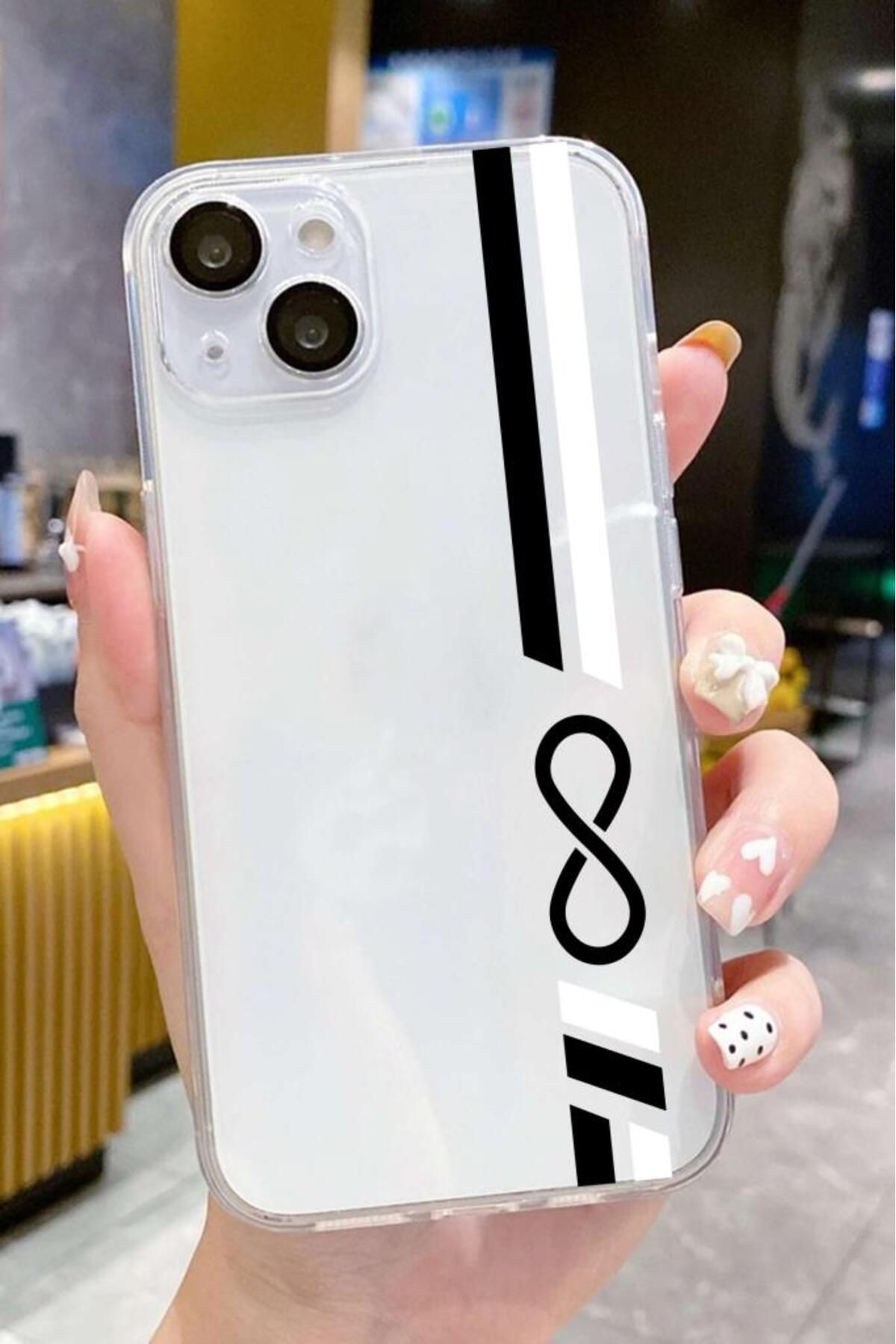 3GEN CASE İphone 15 Plus-İphone 14 Plus Uyumlu Sonsuzluk Temalı Şeffaf Silikon Kılıf