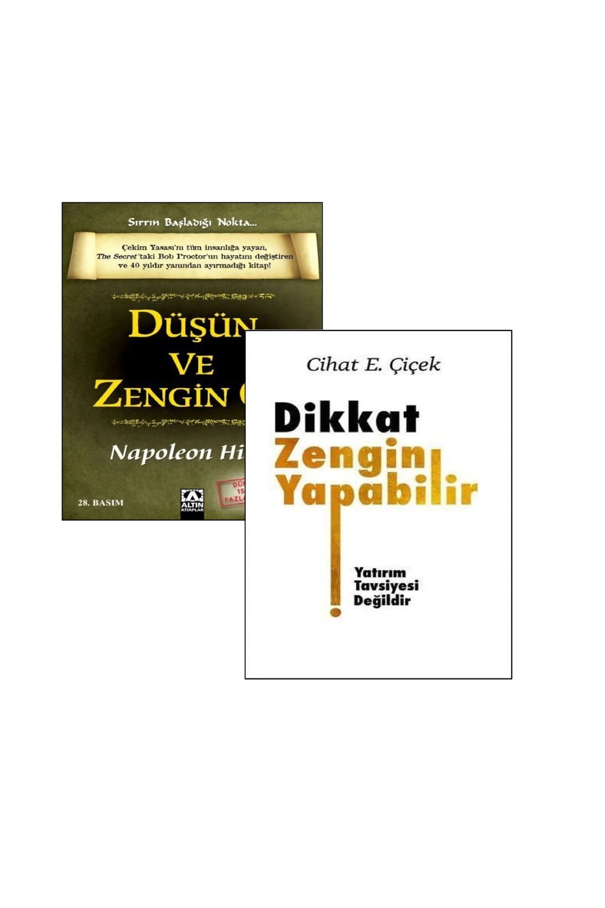 İnkılap Kitabevi DİKKAT ZENGİN YAPABİLİR&DÜŞÜN ZENGİN OL NAR KİTAP & HEDİYE