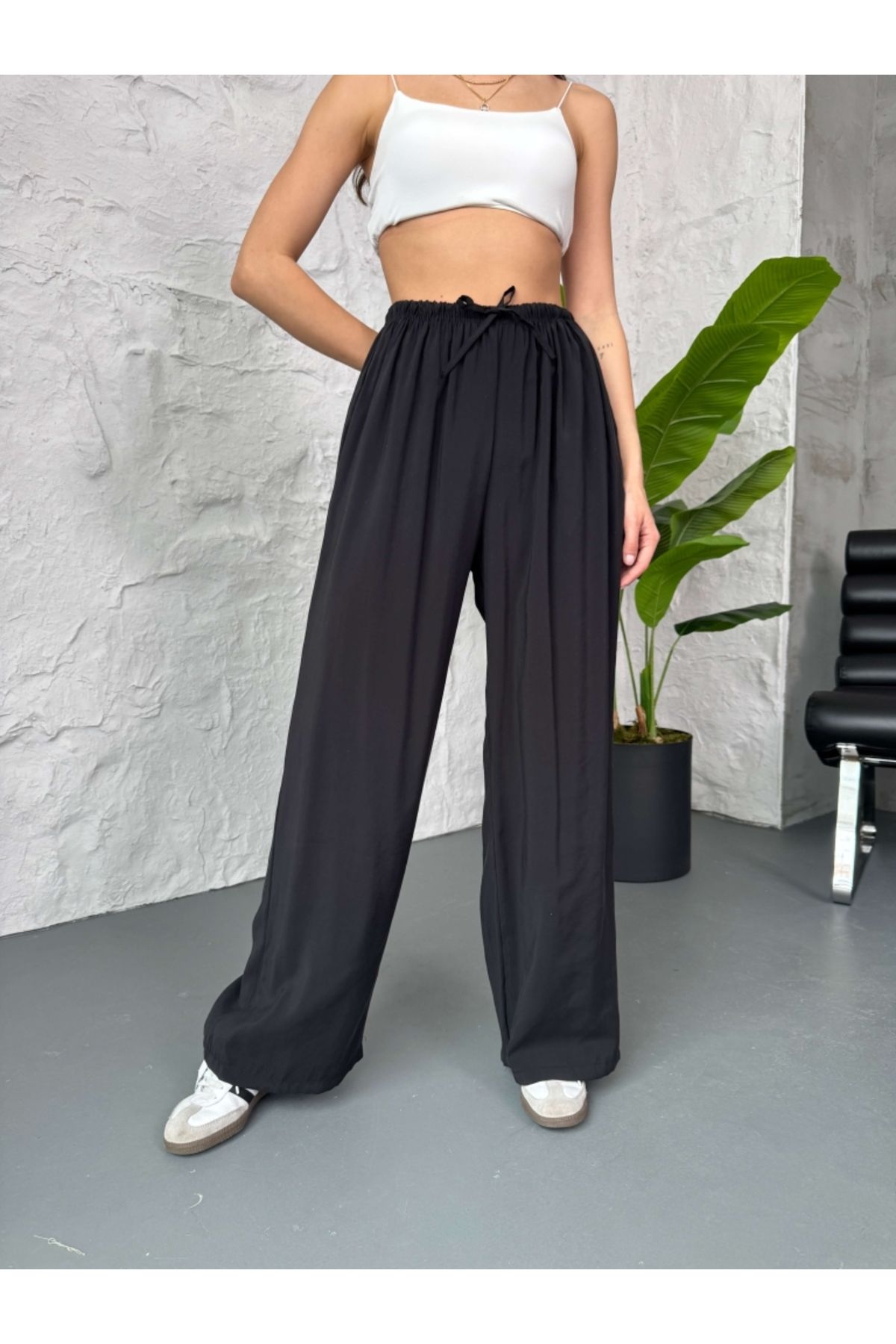 Elif Özbey Butik Siyah Massi Model Pantolon