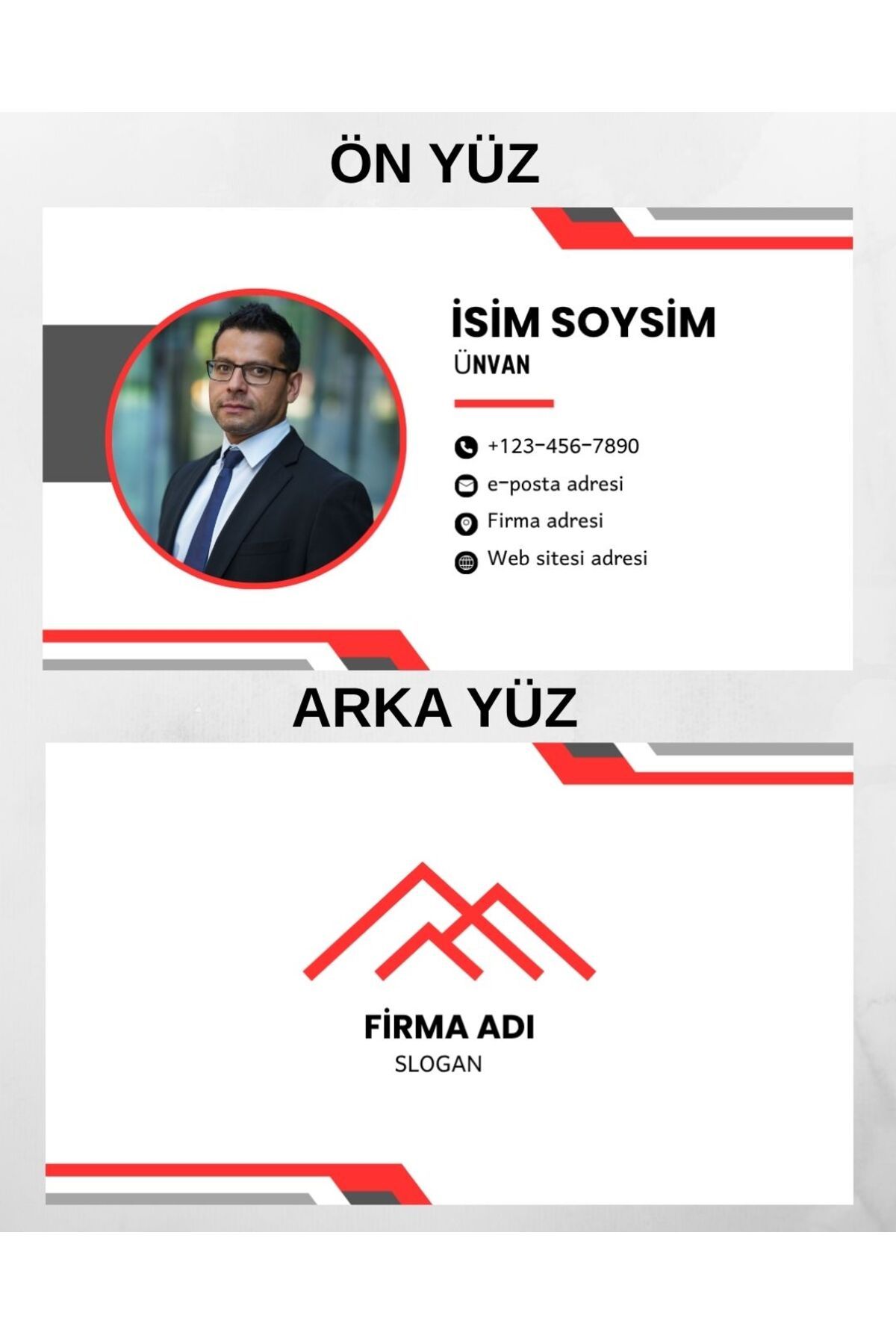 Dekorella Kişiye Özel Kartvizit Tasarımı ve Baskısı – 1000 Adet – 350 gr Mat veya Parlak – 85x55 mm K1011