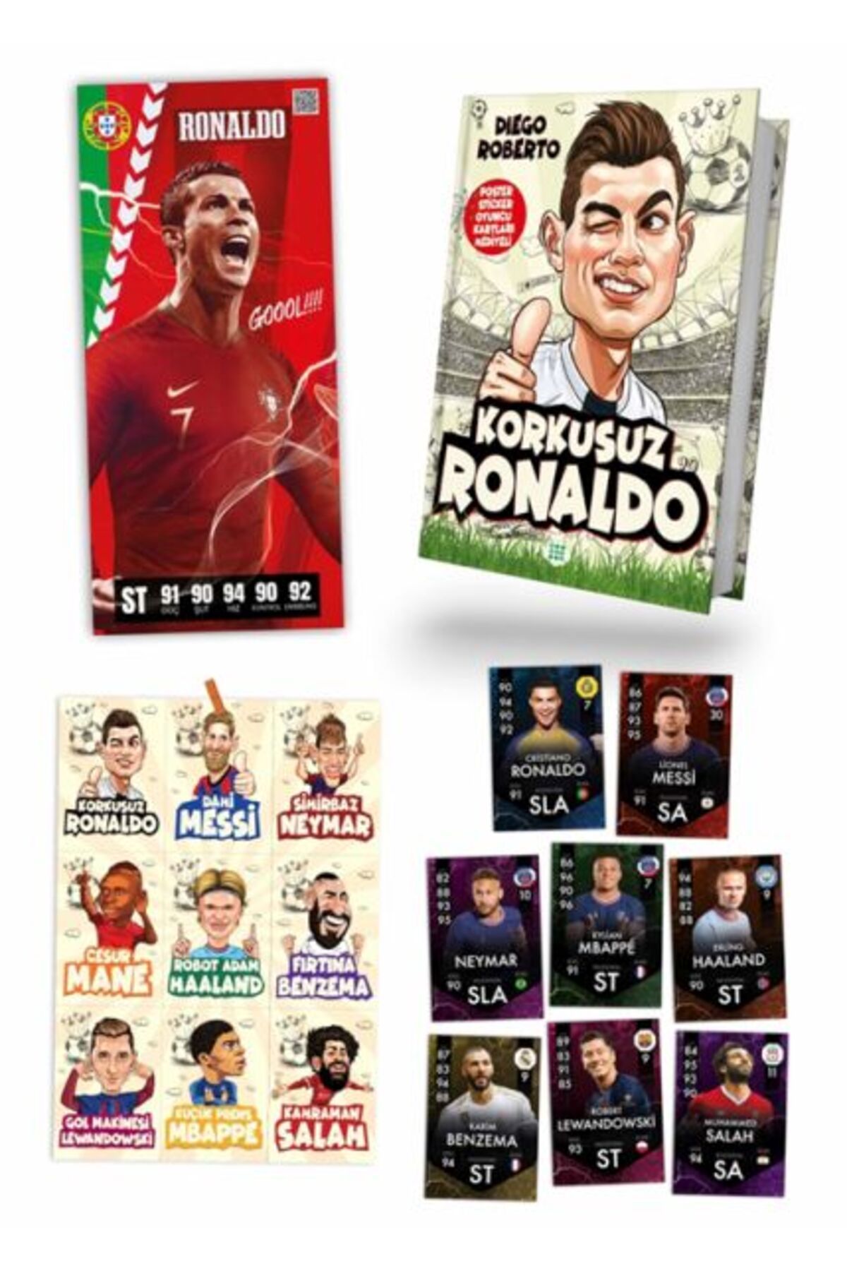 Destek Yayınları Korkusuz Ronaldo Ciltli)