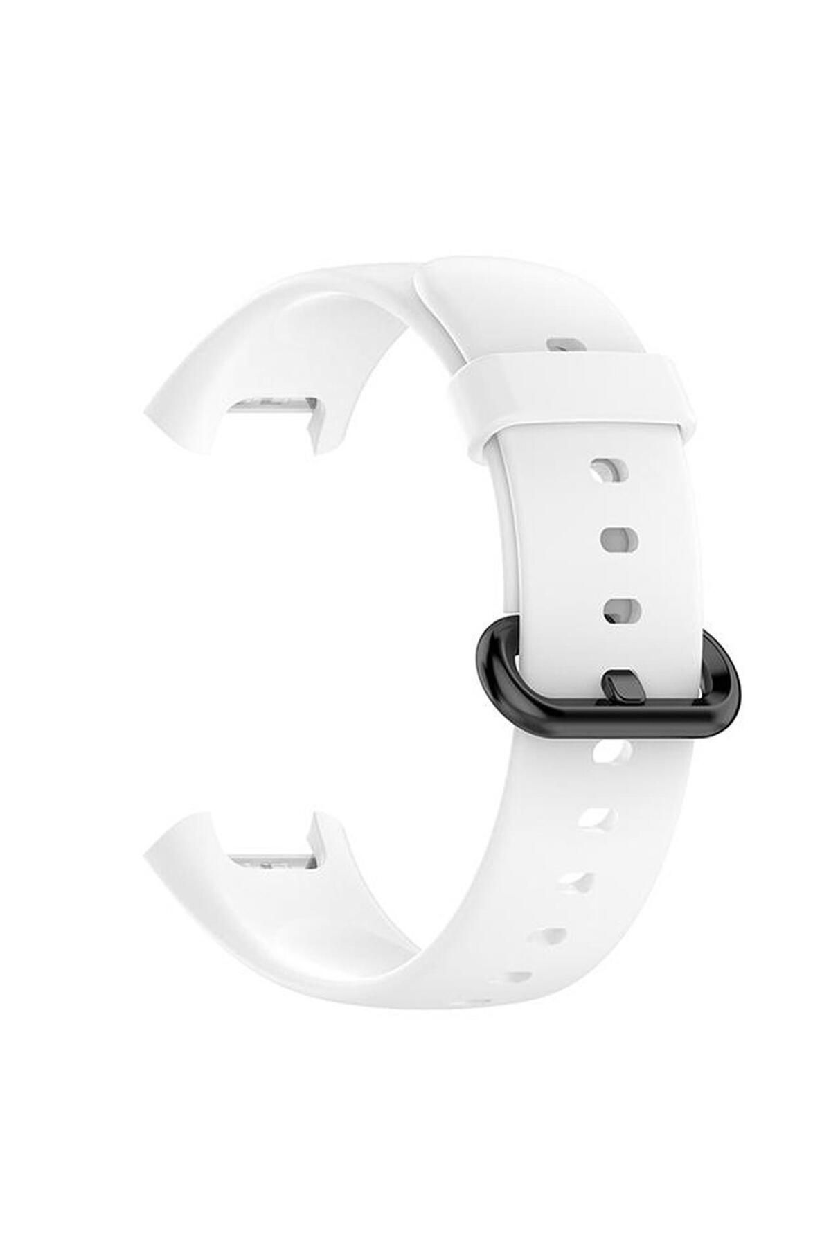 Microsonic Xiaomi Poco Watch Kordon, Silicone Sport Band Beyaz