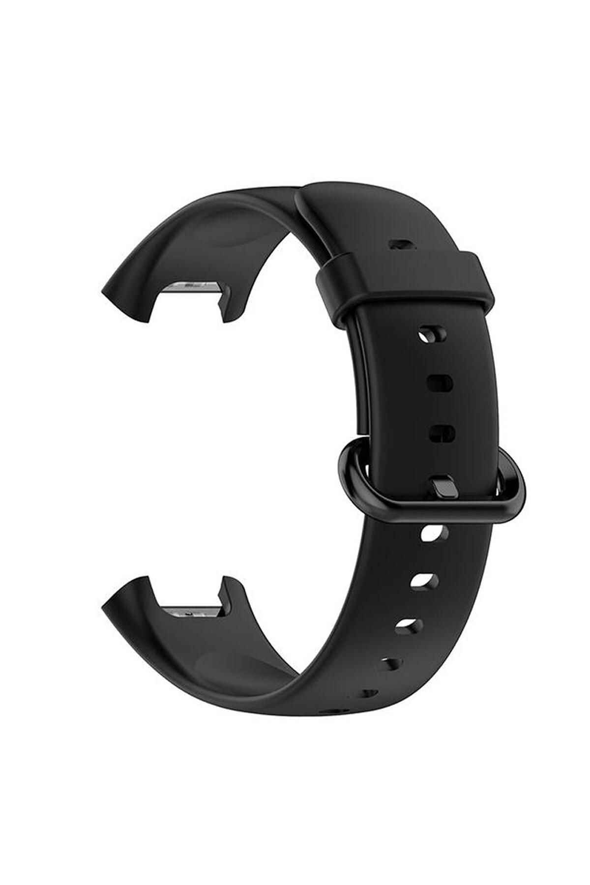 Microsonic Xiaomi Poco Watch Kordon, Silicone Sport Band Siyah