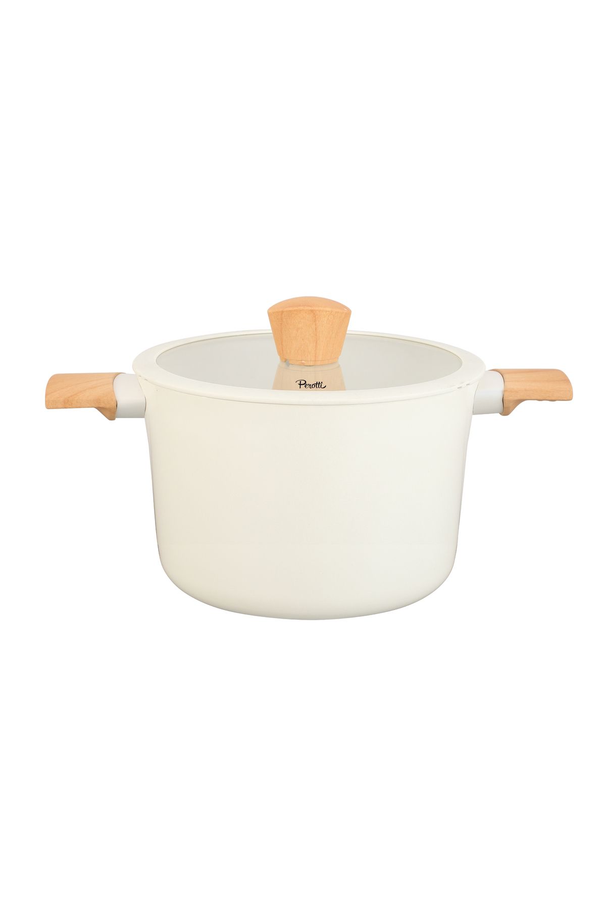 Perotti Danish Cook Beige İndüksiyon Tabanlı Ekstra Derin Tencere 26x17 cm