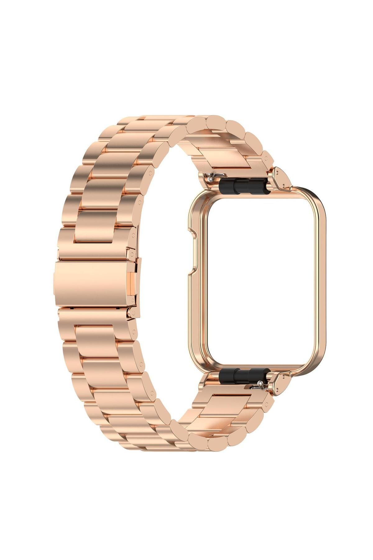 Microsonic Xiaomi Poco Watch Metal Stainless Steel Kordon Rose Gold