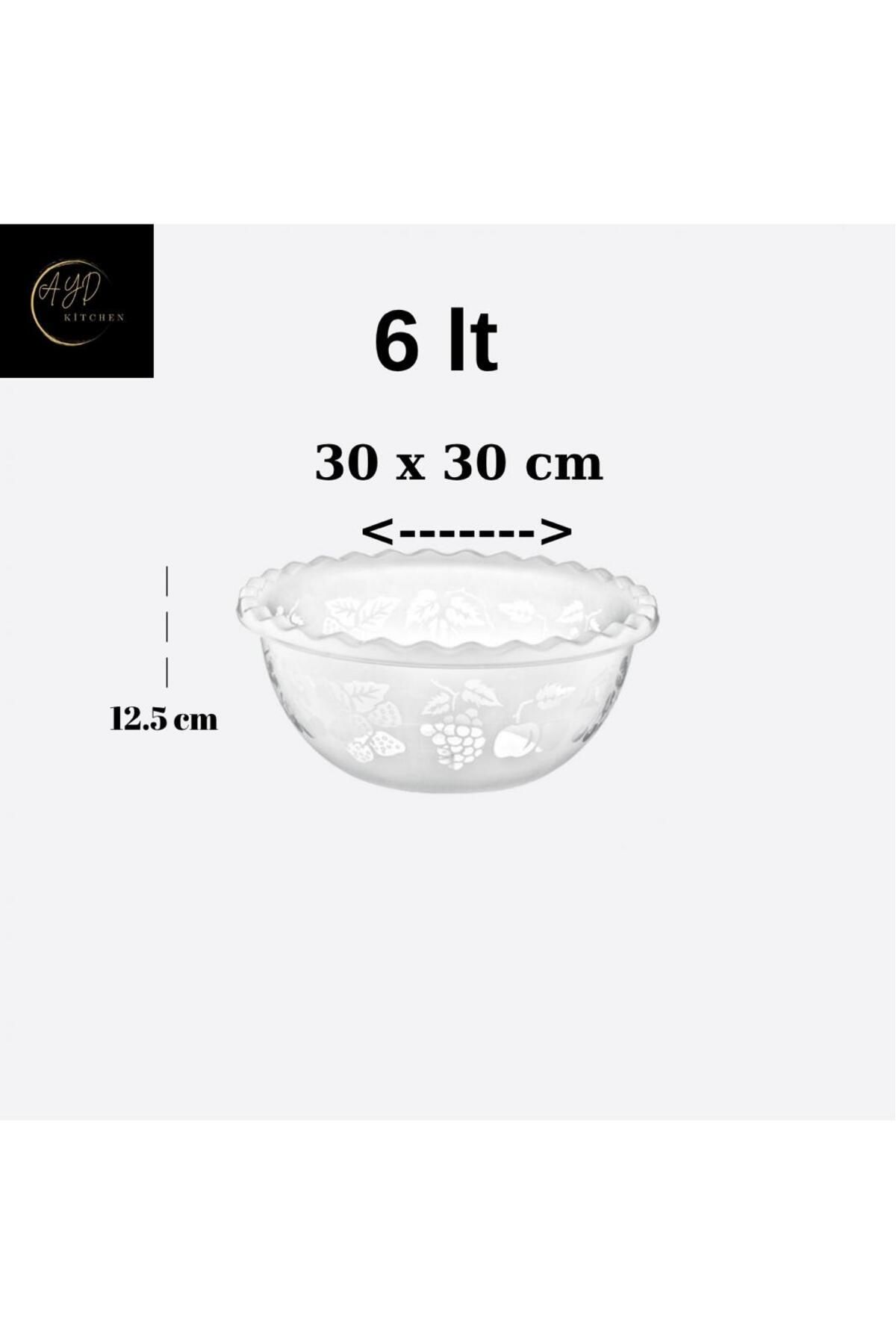 Ayd Kitchen 6 lt Desenli Tas Badya Leğen