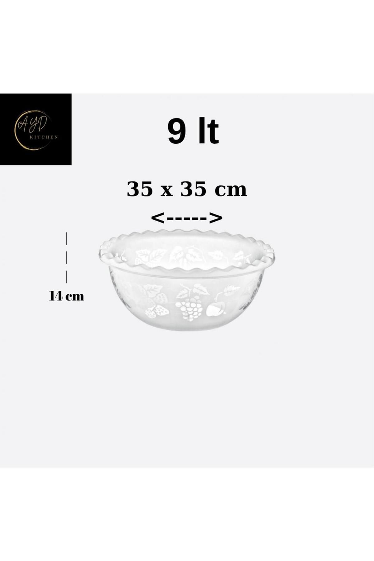 Ayd Kitchen 9 lt Desenli Tas Badya Leğen