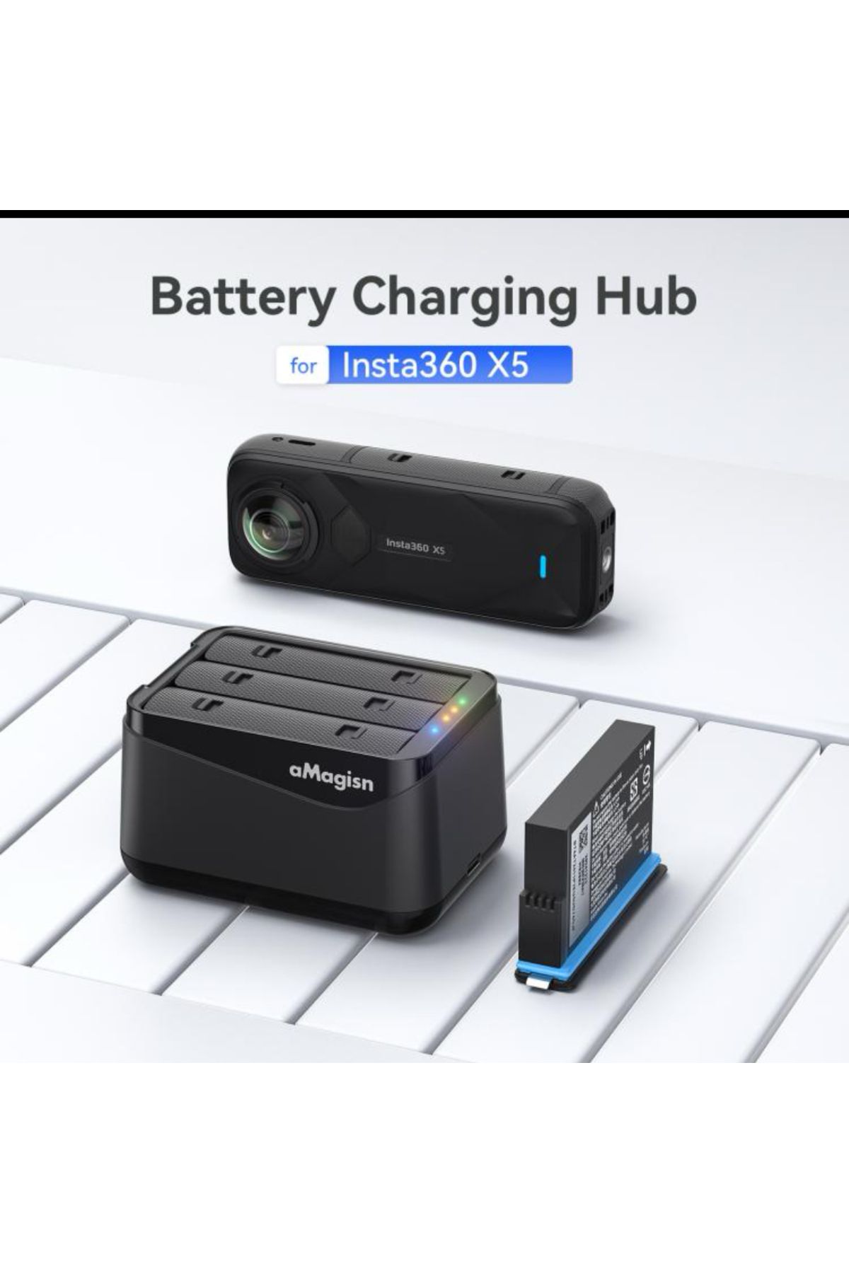 Maraz Insta360 X5 Şarj Box Amagisn